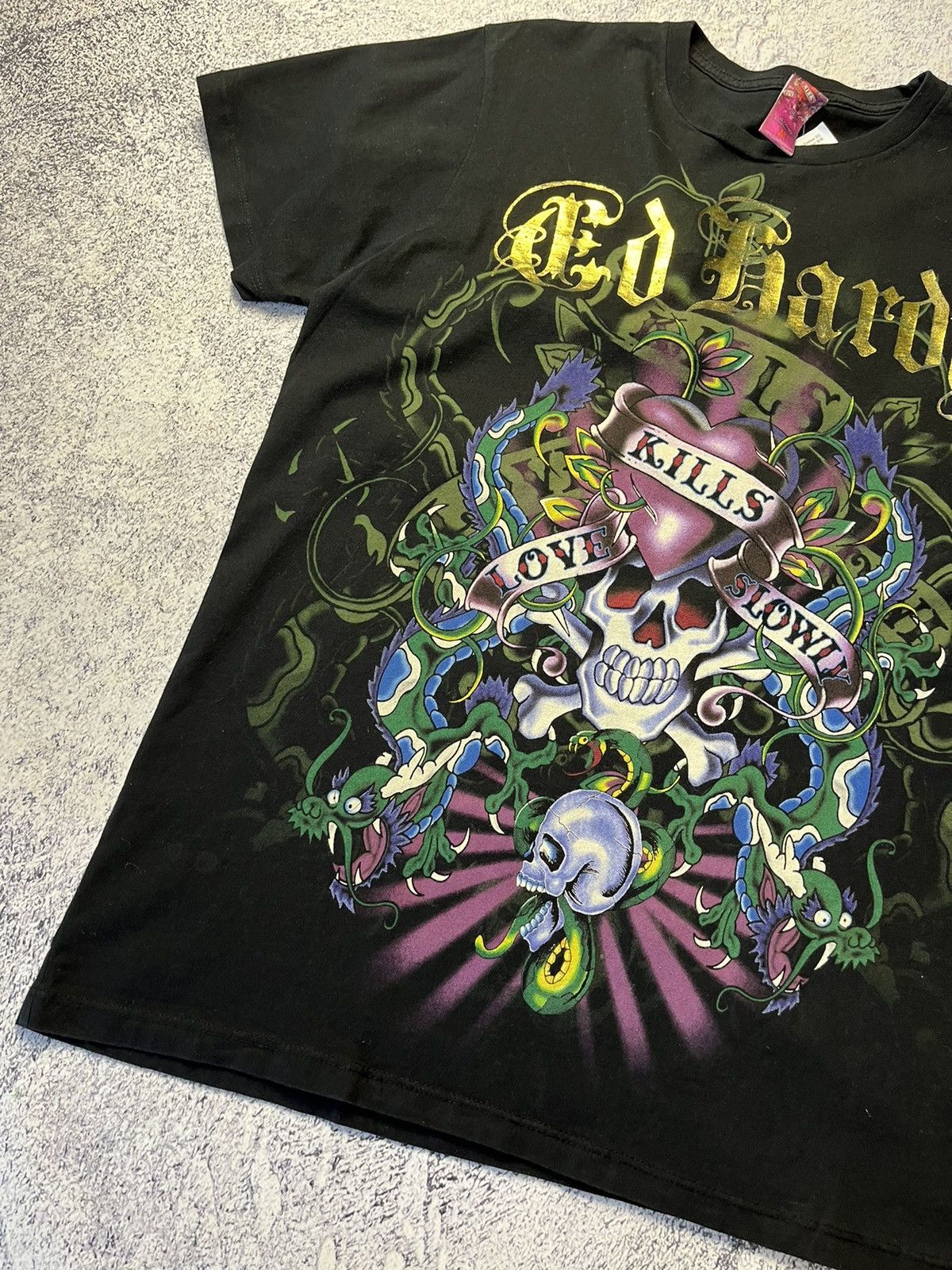 Christian Audigier Vintage Ed Hardy USA T shirt Rare Y2K Size US M / EU 48-50 / 2 - 8 Thumbnail