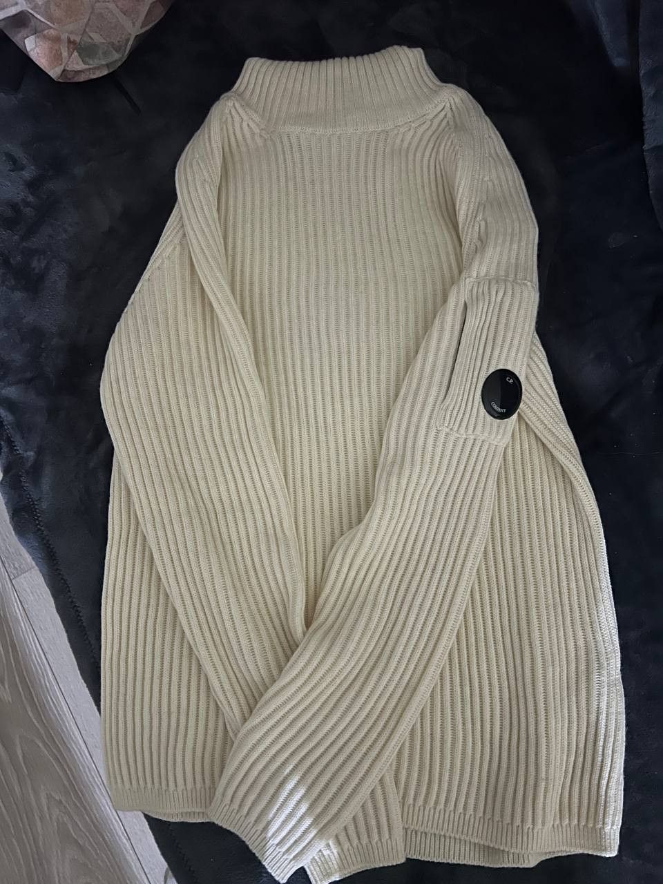 C.P. Company C.P. Company Heavy Ribbed Merino Roll Neck Wool Sweater Size US L / EU 52-54 / 3 - 3 Thumbnail