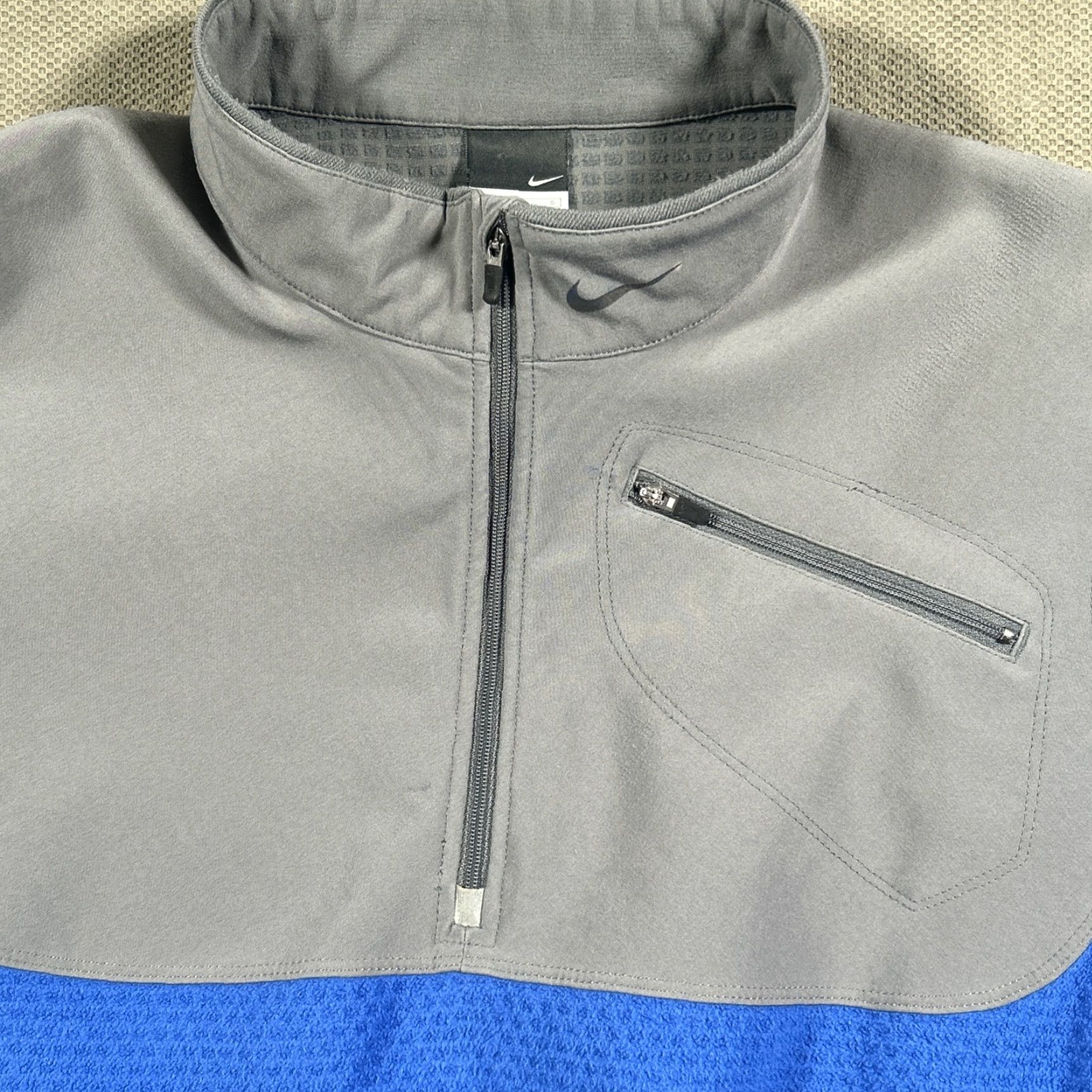 Nike Nike Sphere Thermal Pullover Men Large 1/4 Zip Blue Size US L / EU 52-54 / 3 - 3 Thumbnail