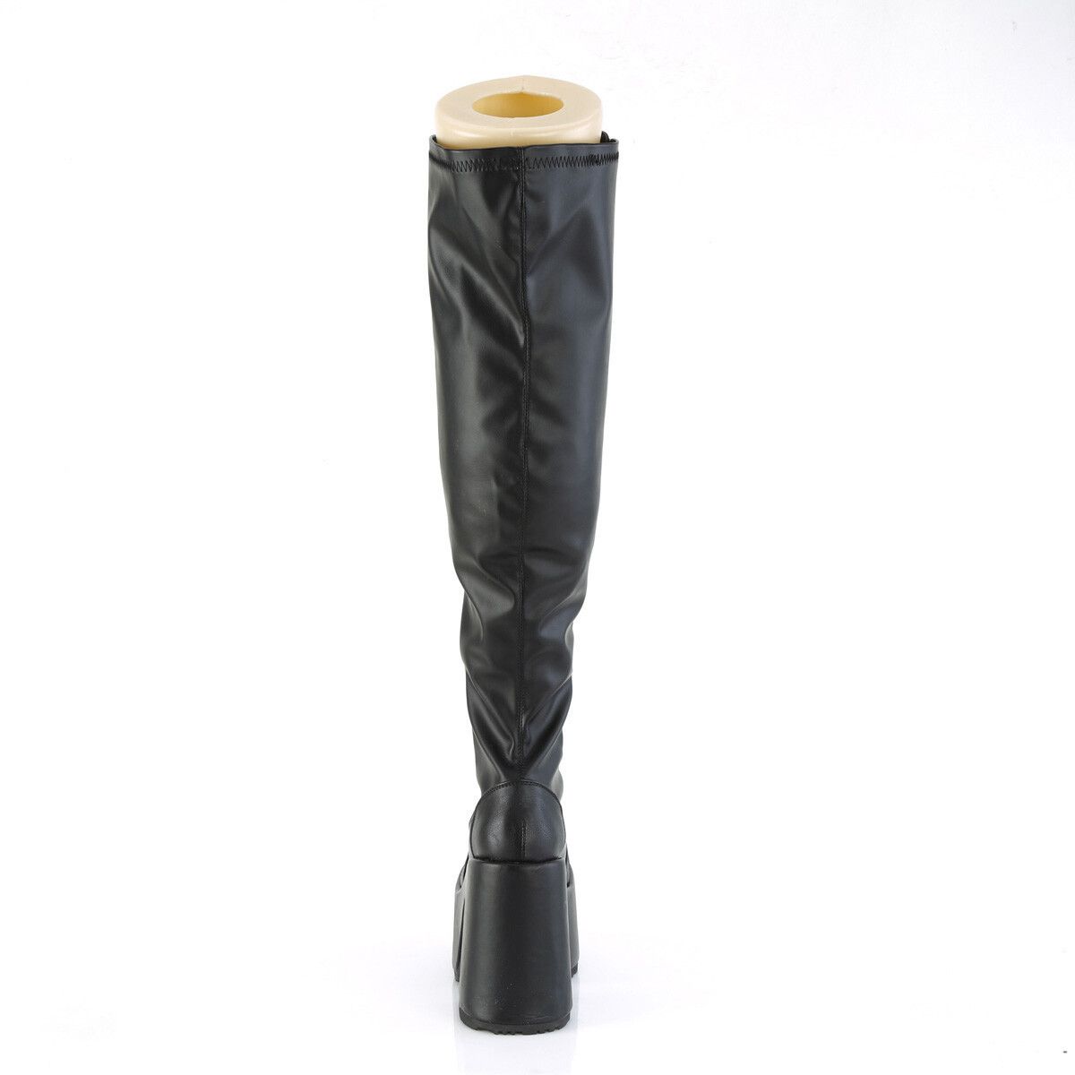 Other Camel 300WC Wide Cut Platform Stretch Goth Punk Thigh Boots Size US 11 / IT 41 - 3 Thumbnail