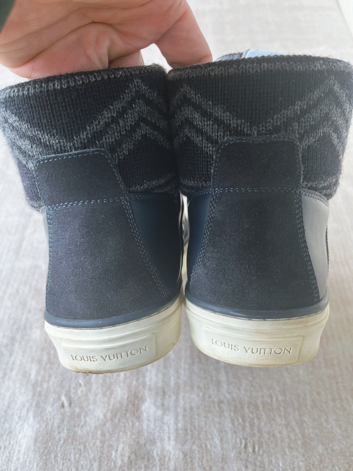 Louis Vuitton high-top sneakers
