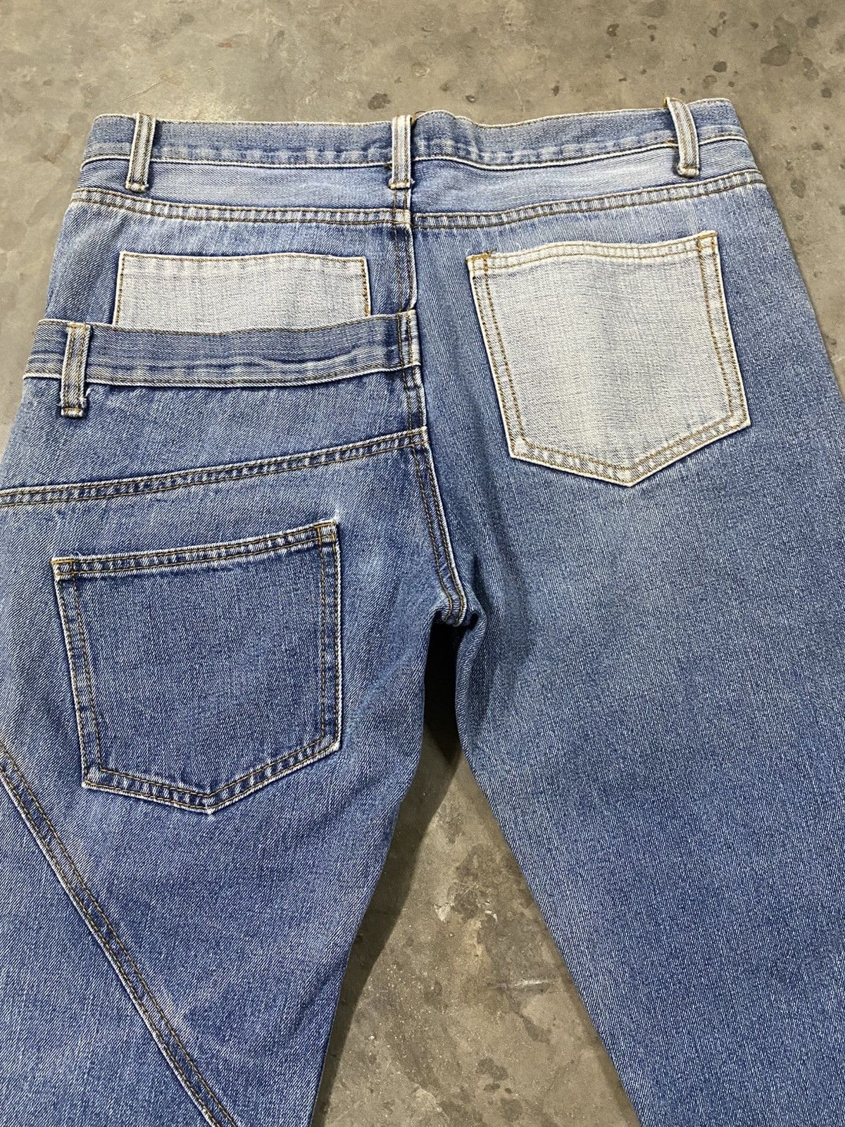 Craftsman × Designer × Vintage Vintage Joge Martin Craftsman Hand Made Denim Cropped @221 Size US 33 - 10 Thumbnail
