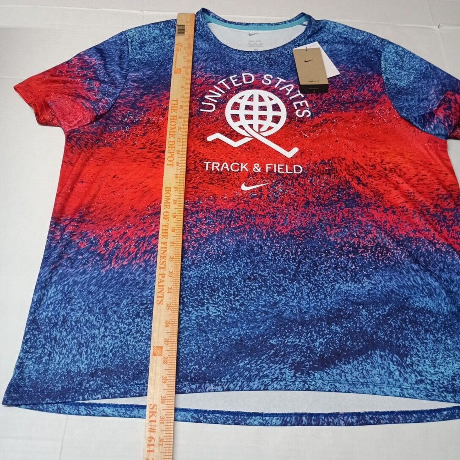 Nike Nike Team USA Running Top Dri-Fit Track & Field Men's 2XL Size US XXL / EU 58 / 5 - 5 Thumbnail