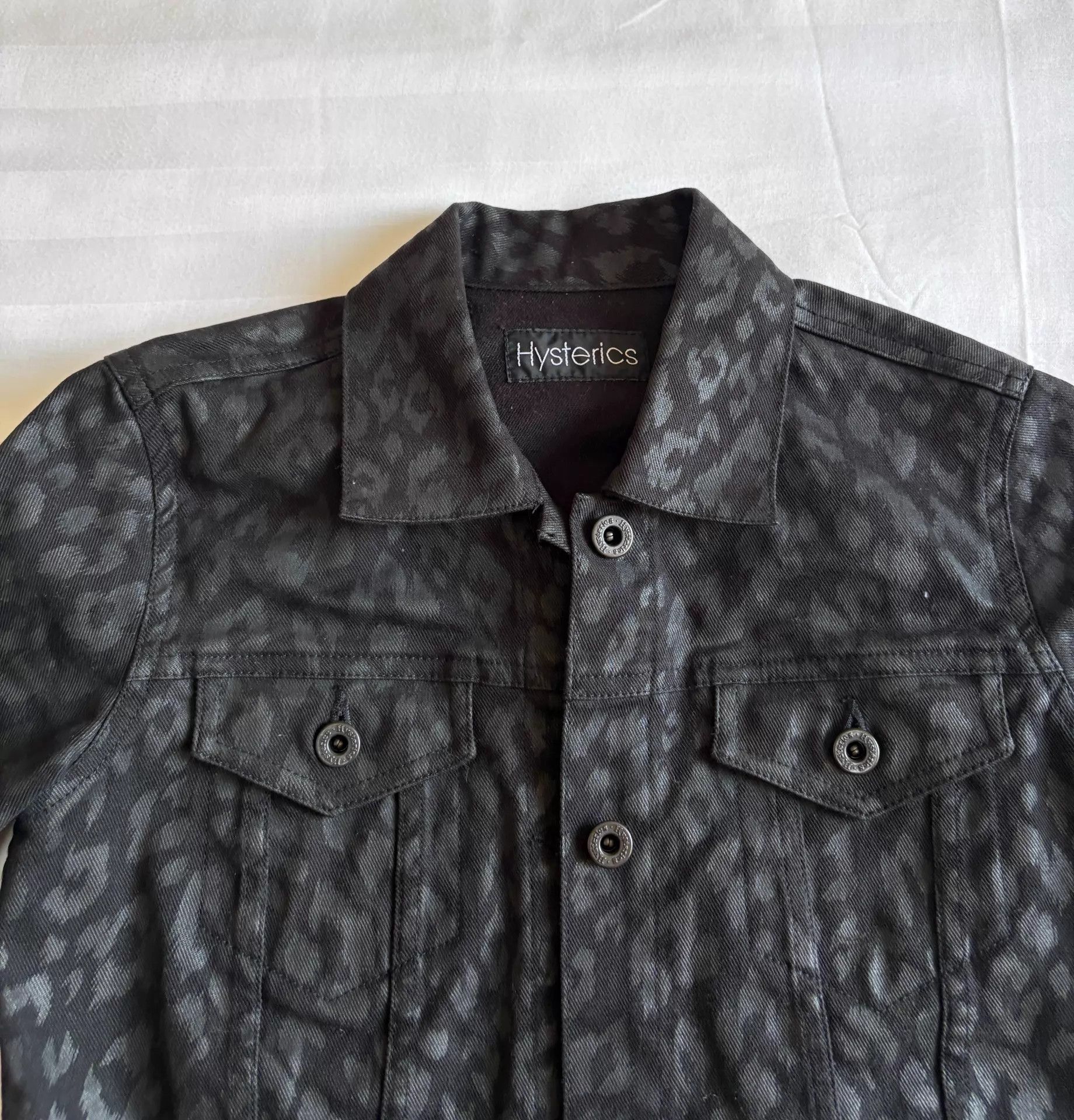 Hysteric Glamour Hysteric Glamour vintage black leopard slim short jkt S-M Size ONE SIZE - 4 Thumbnail