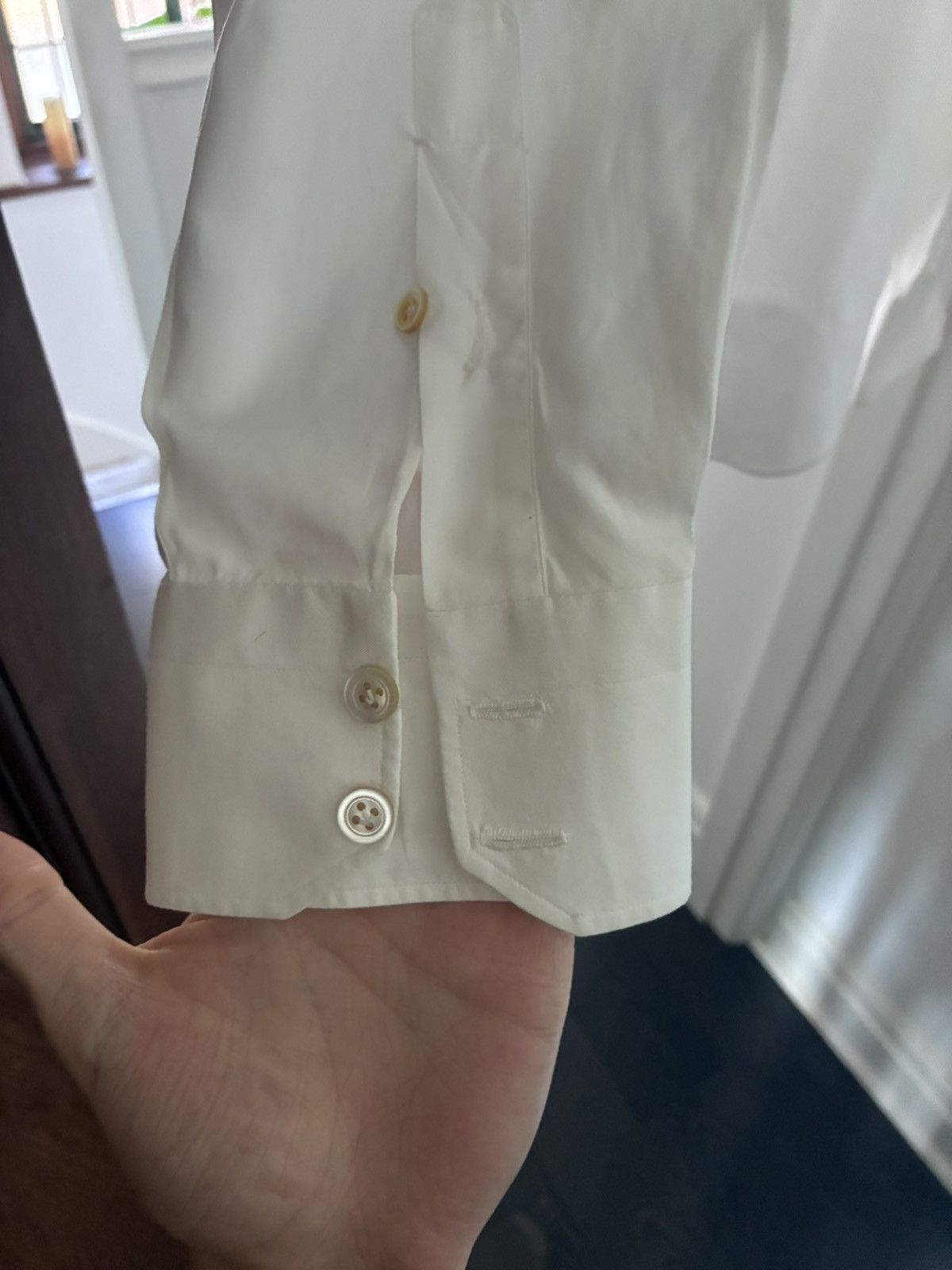 Kiton Kiton white cotton shirt size 42 16.5 Size US L / EU 52-54 / 3 - 3 Thumbnail