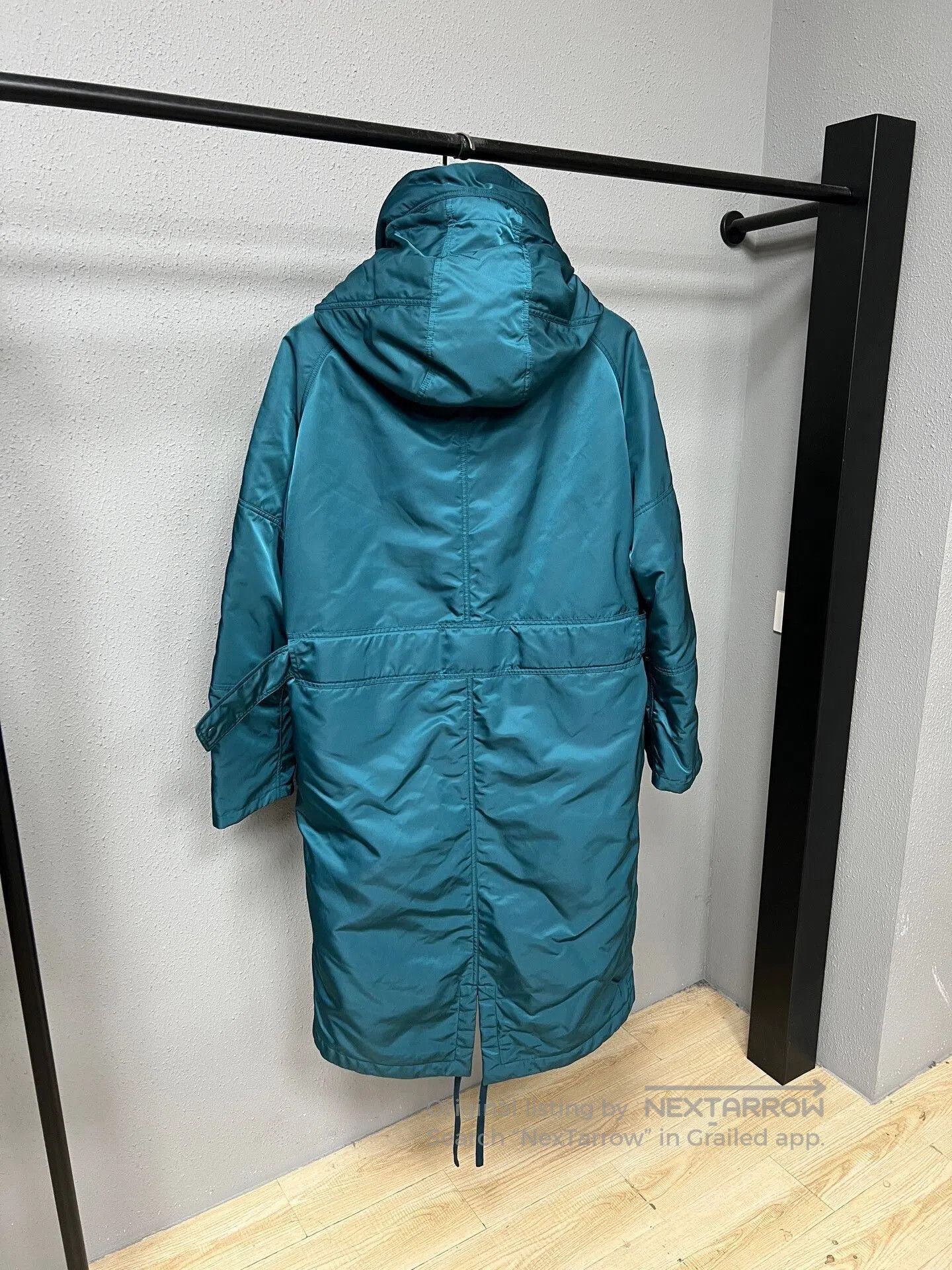 Valentino teal long parka coat by Valentino. Size US L / EU 52-54 / 3 - 2 Thumbnail