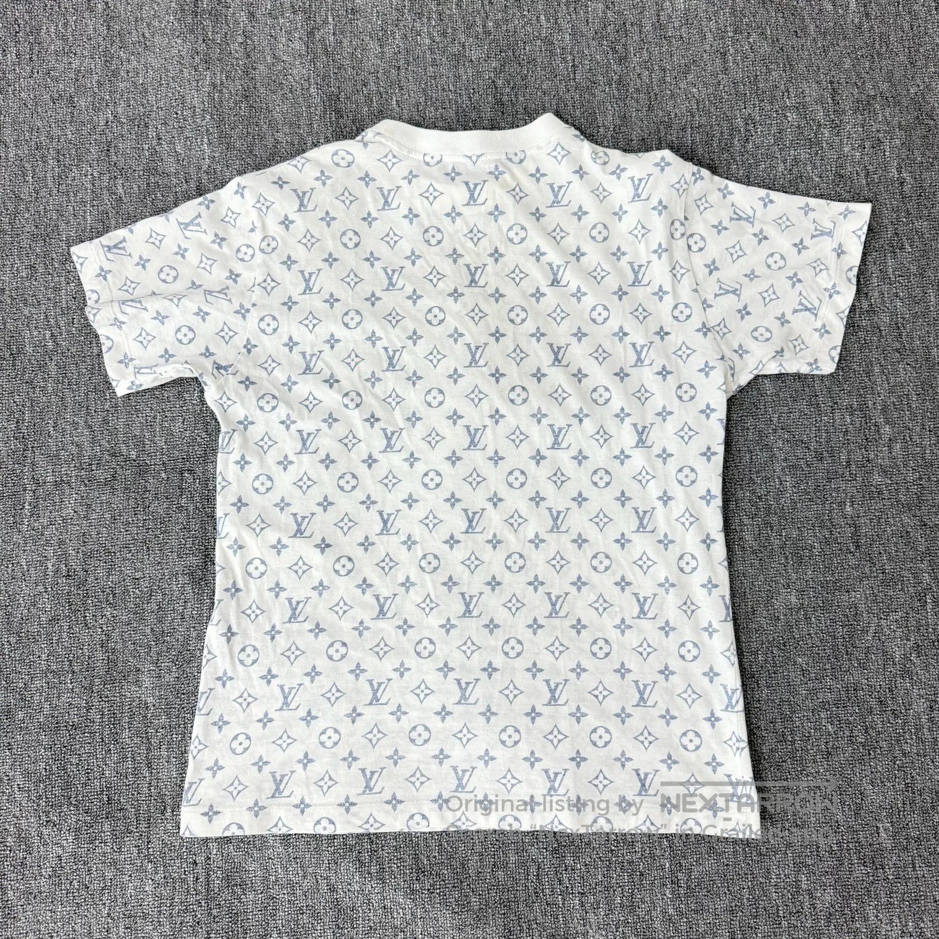 Louis Vuitton LV Monogram Print Short Sleeve Top. Size US M / EU 48-50 / 2 - 4 Thumbnail