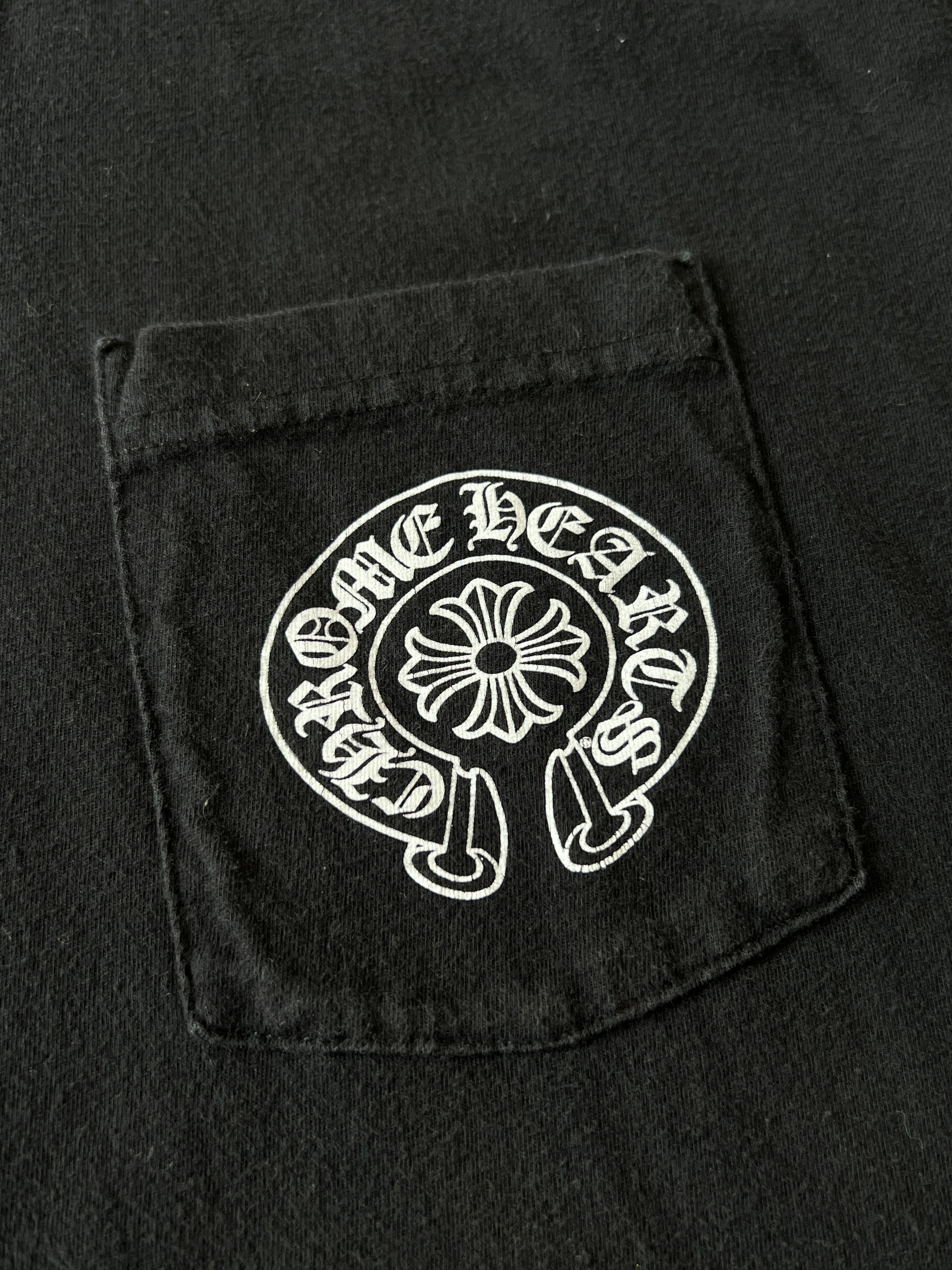 Chrome Hearts Chrome Hearts Hong Kong Horseshoe Pocket Tee Black XL Size US XL / EU 56 / 4 - 4 Thumbnail