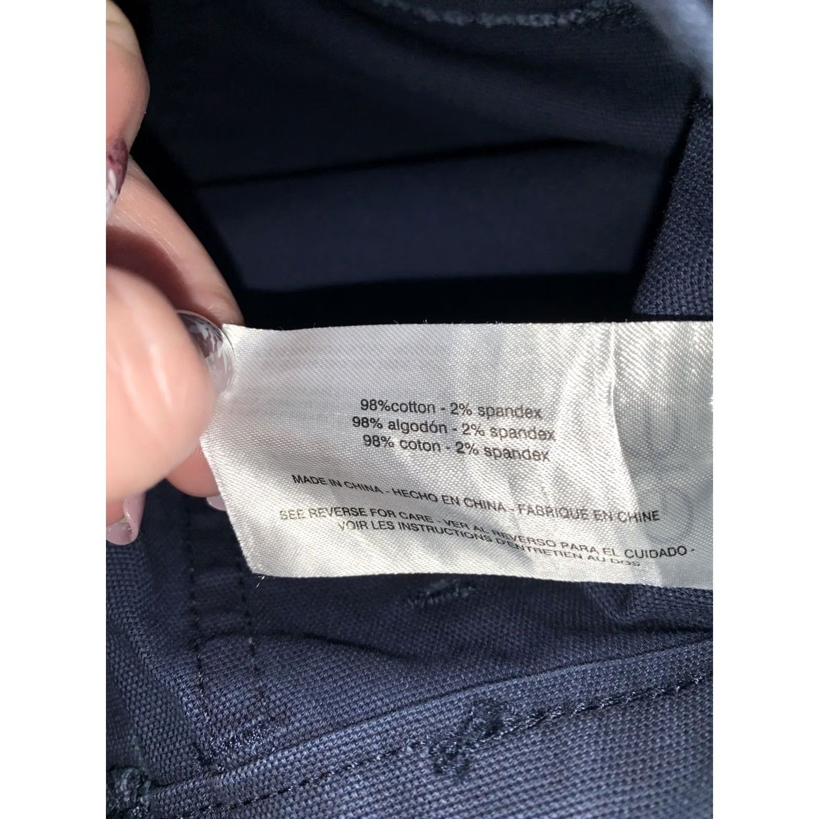 Vintage Bass Outdoor Blue Stretch Cargo Pants Women’s 10 NWT-12778 Size 32" / US 10 / IT 46 - 5 Thumbnail