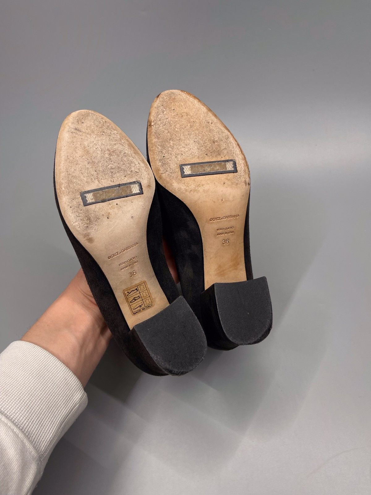 Dolce & Gabbana Rare Dolce Gabbana Suede Heels Size US 6 / IT 36 - 9 Thumbnail