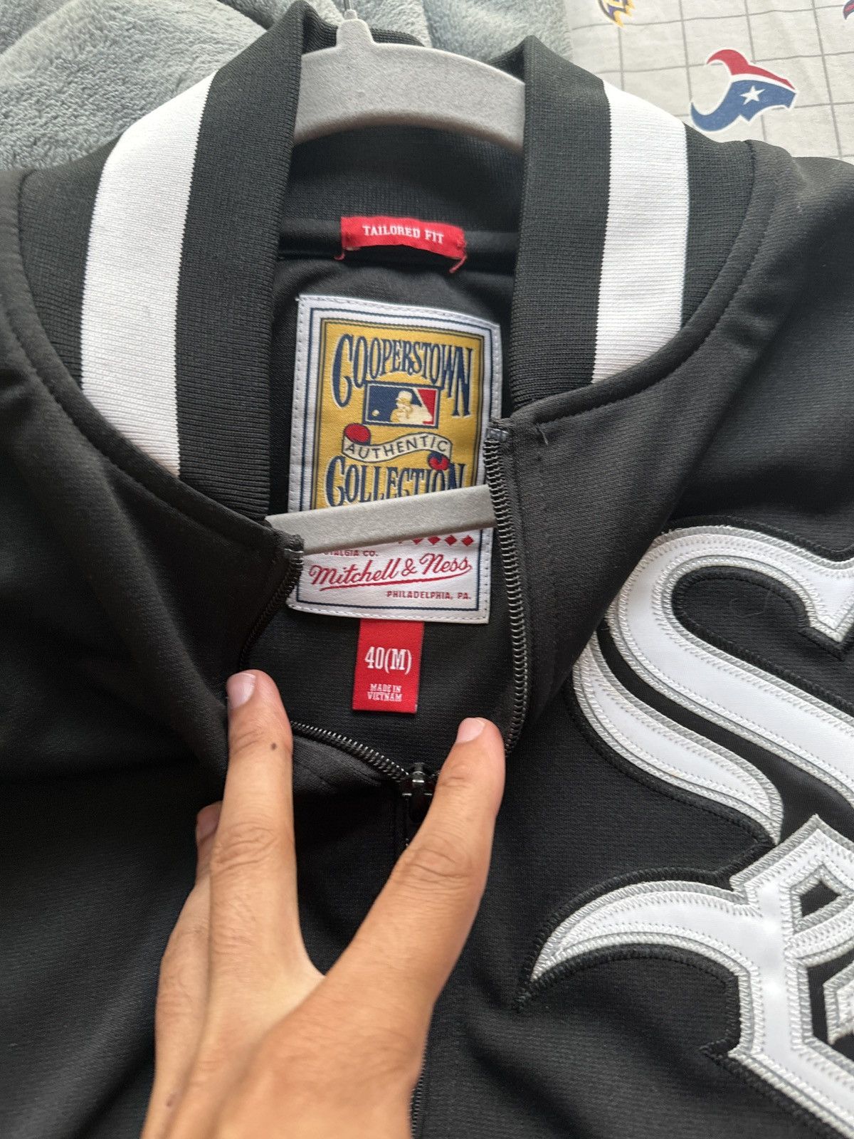 Mitchell and ness jacket sizing sale