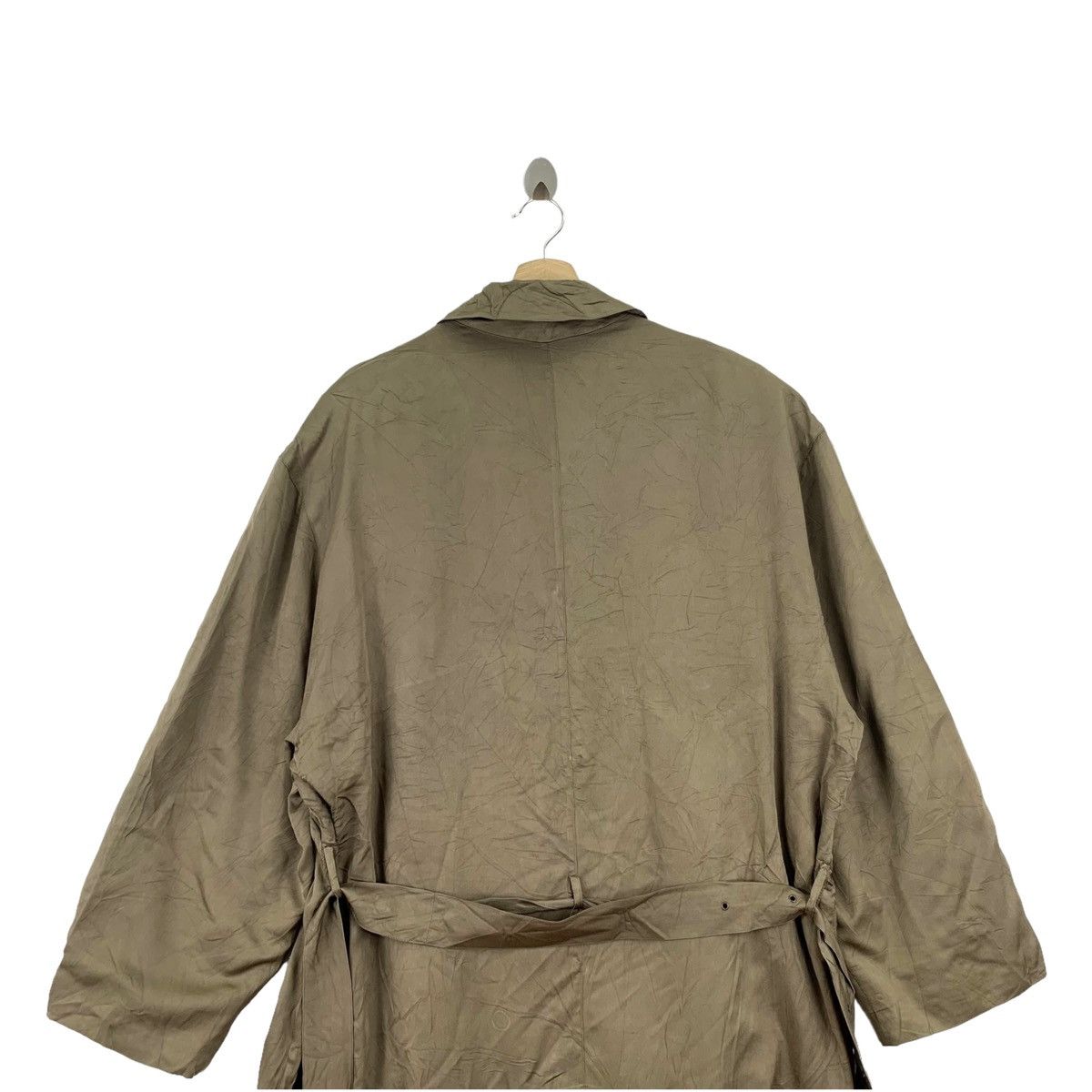 Ermenegildo Zegna Vintage ERMENEGILDO ZEGNA Designer Trench Coat Jacket Parka Size US XXL / EU 58 / 5 - 4 Thumbnail