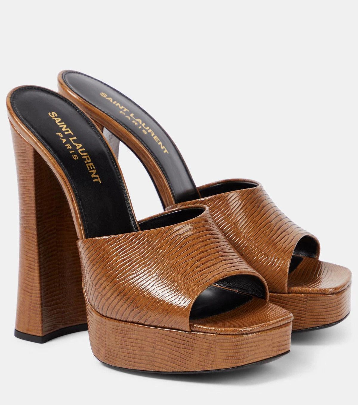 Saint Laurent Paris o1bcso1str1225 Heels in Brown Size US 7.5 / IT 37.5 - 1 Thumbnail