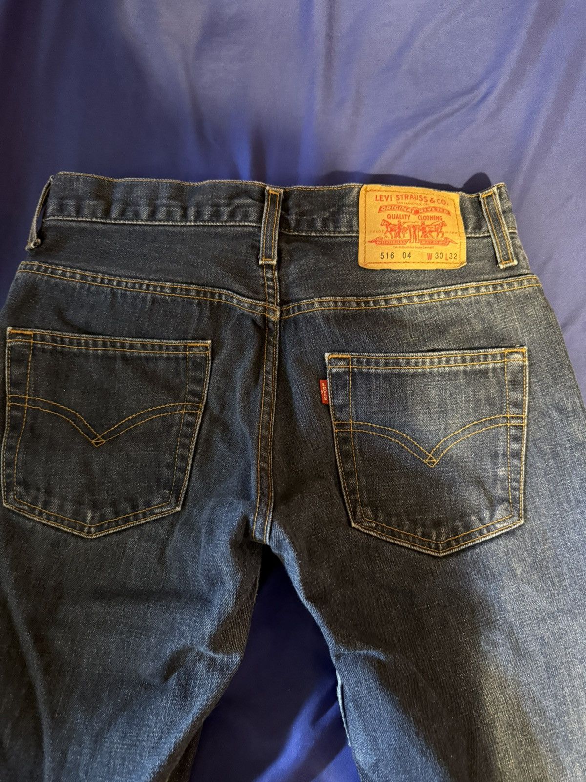 Levi's Levi’s bell bottom blue jeans Size 30" / US 8 / IT 44 - 2 Thumbnail