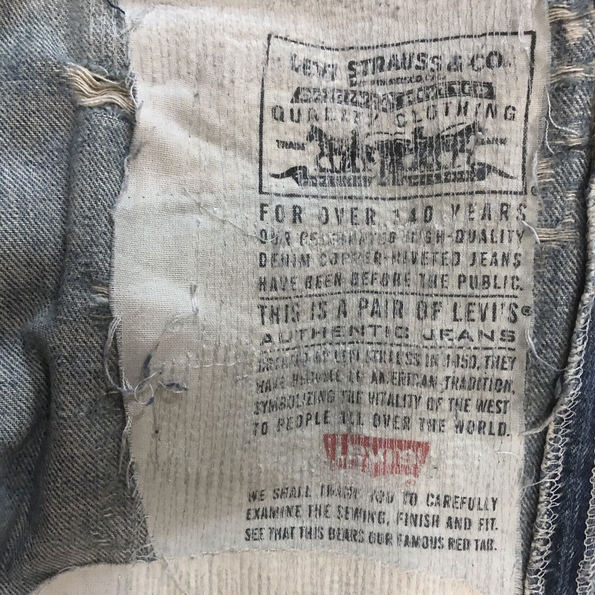 Levi's × Vintage 501 Button 552 Distress Denim Pants Size US 28 / EU 44 - 11 Thumbnail