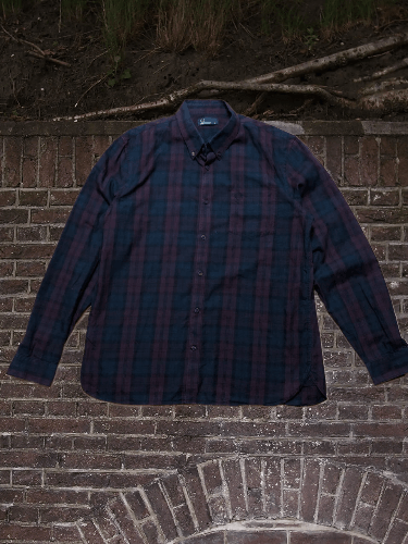 Fred Perry VINTAGE Fred Perry casual designer logo plaid shirt Size US XL / EU 56 / 4 - 1 Thumbnail