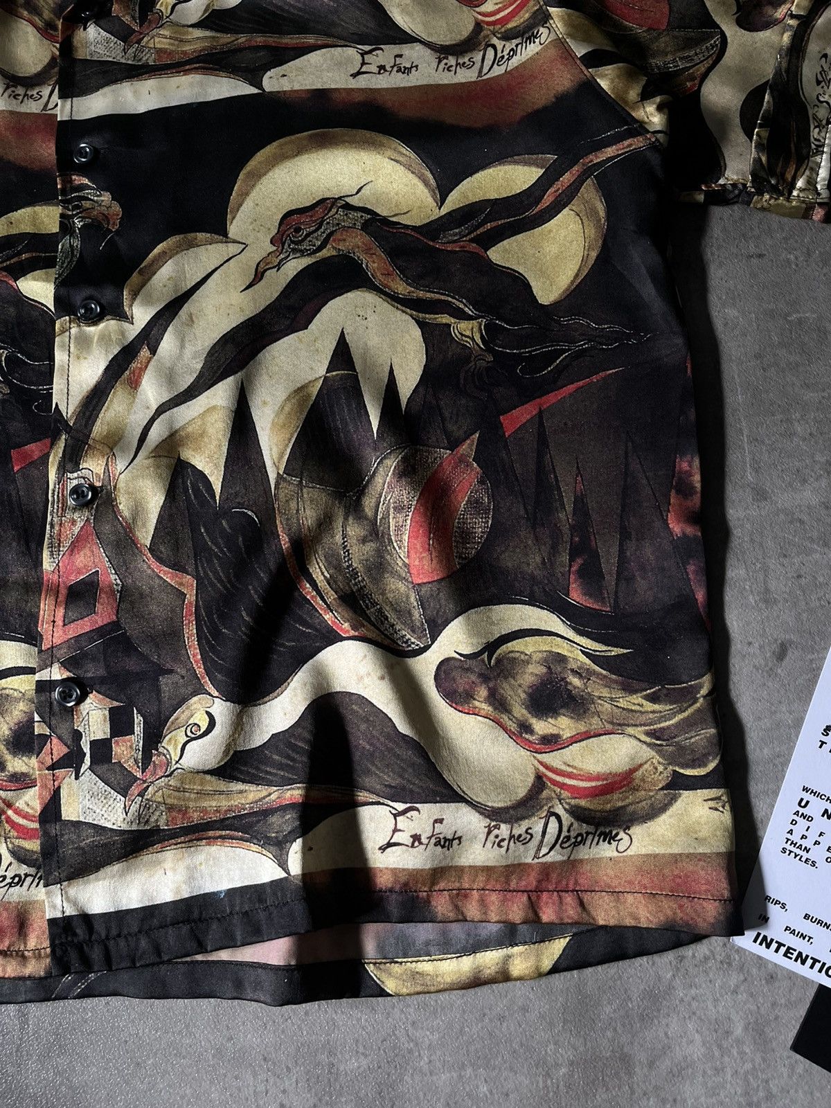 Enfants Riches Deprimes Enfants Riches Deprimes F/W 19 Broken Violin silk shirt Size US L / EU 52-54 / 3 - 3 Thumbnail