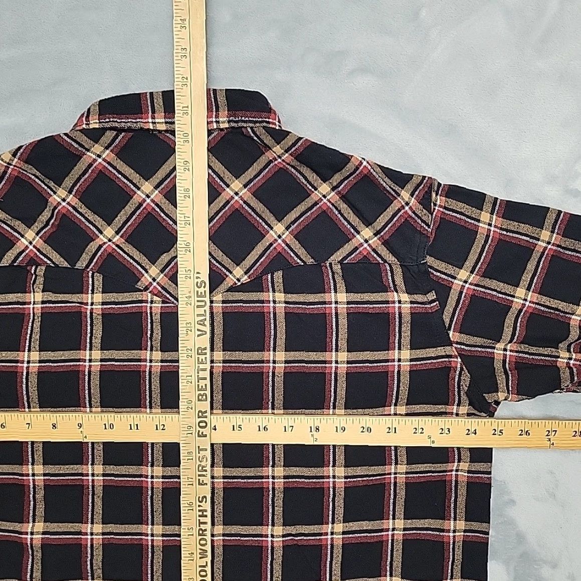Wrangler VINTAGE Wrangler Shirt Mens Extra Large Black Plaid Flannel Pearl Snap Western Cowboy Size US XL / EU 56 / 4 - 6 Thumbnail