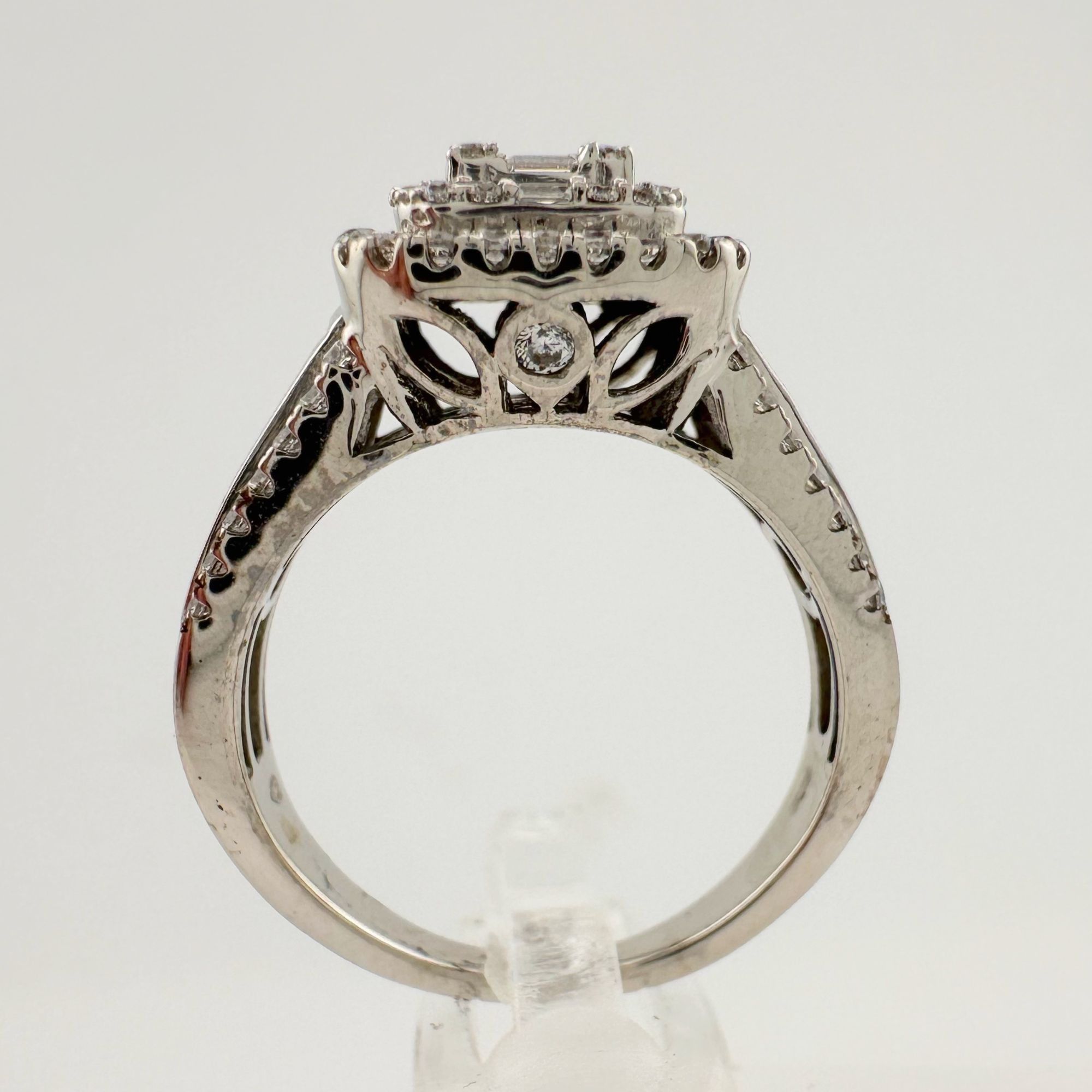 Other Elegant 2 Carat Lab Created White Topaz Ring Size 7 Size ONE SIZE - 3 Thumbnail