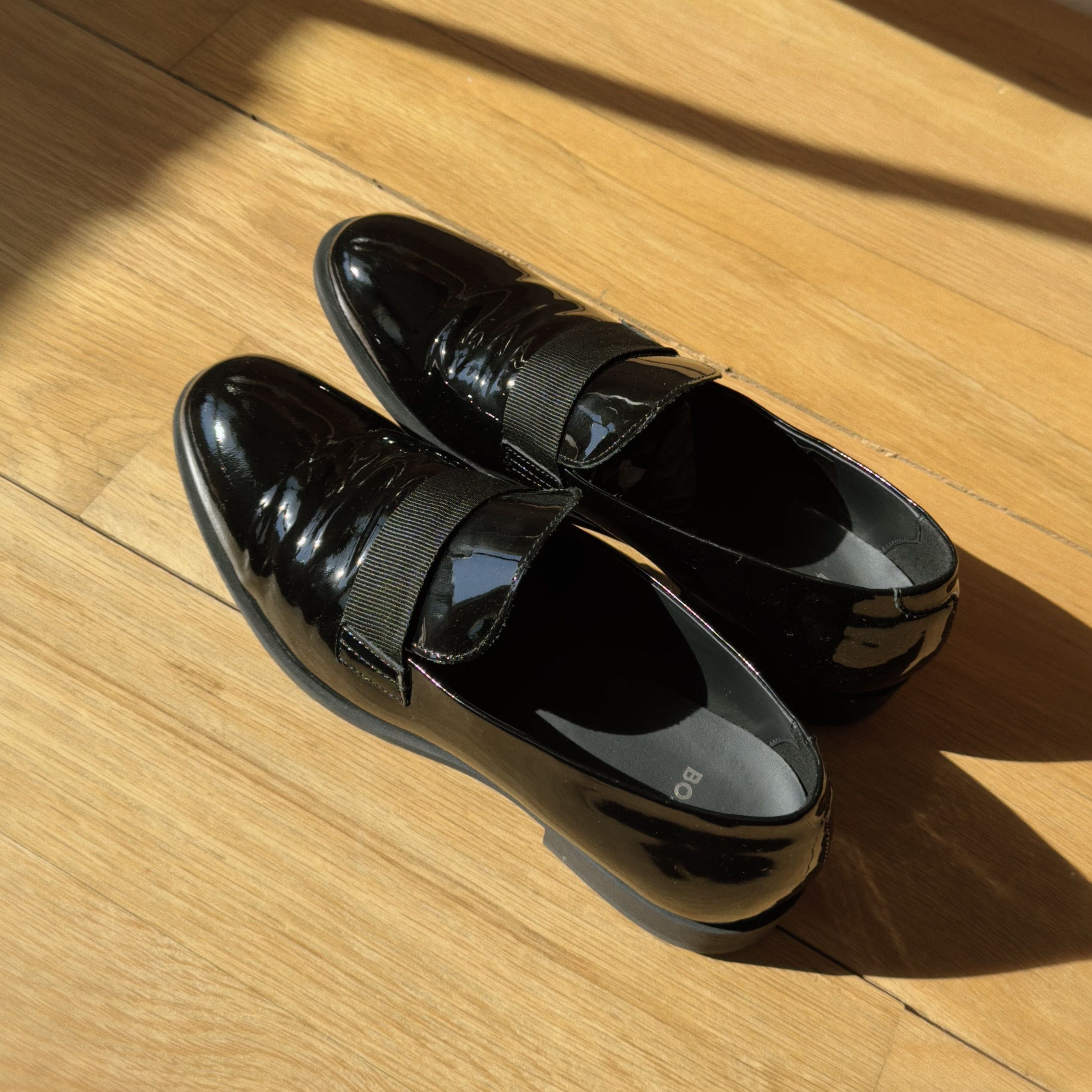 Hugo Boss Eastside Patent Leather Loafers Size US 8 / EU 41 - 2 Thumbnail