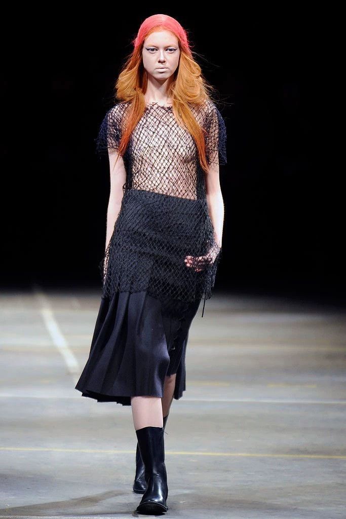 Yohji Yamamoto Yohji Yamamoto size 1 2010 AW Show Strap Half Skirt 2506-N Size 24" / US 00 / IT 34 - 8 Thumbnail