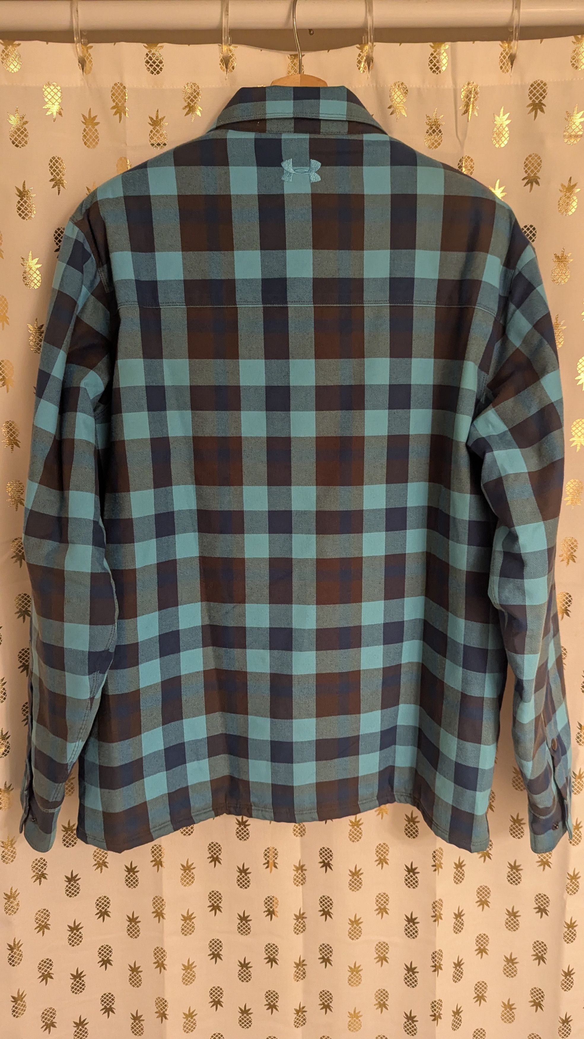 Under Armour Blue Check Plaid Under Armour Size US L / EU 52-54 / 3 - 4 Thumbnail