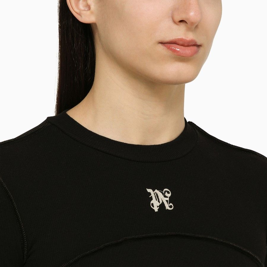Palm Angels o1s22i1n0824 Inside-Out Dress Mini Dress in Black Size S / US 4 / IT 40 - 4 Thumbnail