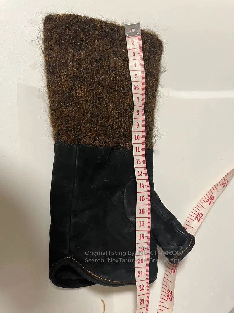 Vivienne Westwood Vivienne Westwood Leather Knit Gloves . Size ONE SIZE - 8 Thumbnail