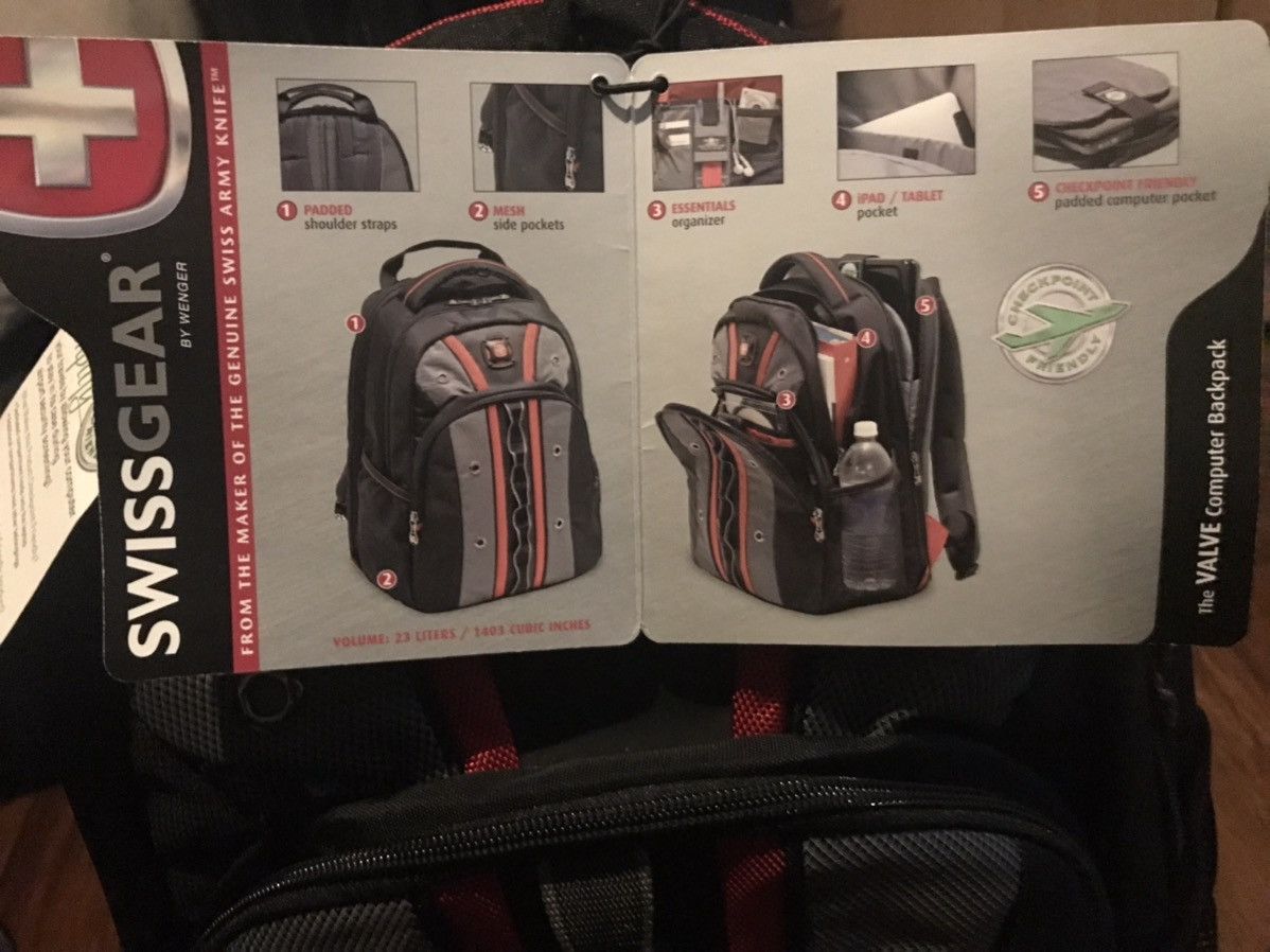 Swissgear SwissGear by Wenger TSA ScanSmart Backpack - New With Tags Size ONE SIZE - 6 Thumbnail