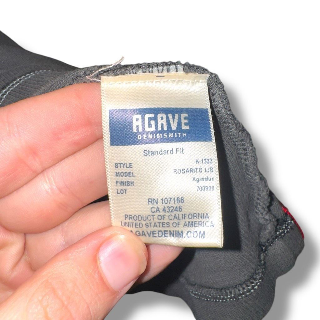 Agave Agave Lux Rosario L/S Charcoal Gray Made in USA 1/4 Zip Swea Size US M / EU 48-50 / 2 - 6 Thumbnail