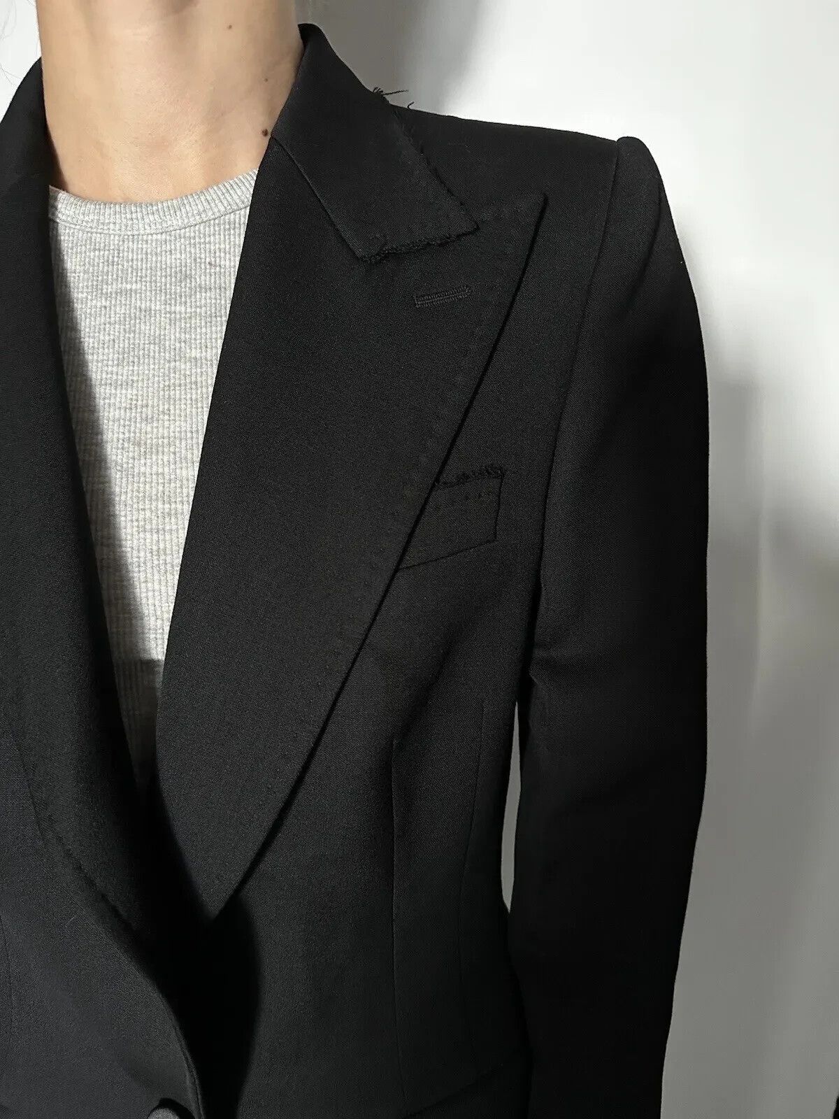 Dolce & Gabbana DDP Dolce&Gabbana Wool Blazer Tailored Fitted Womens Size M / US 6-8 / IT 42-44 - 5 Thumbnail