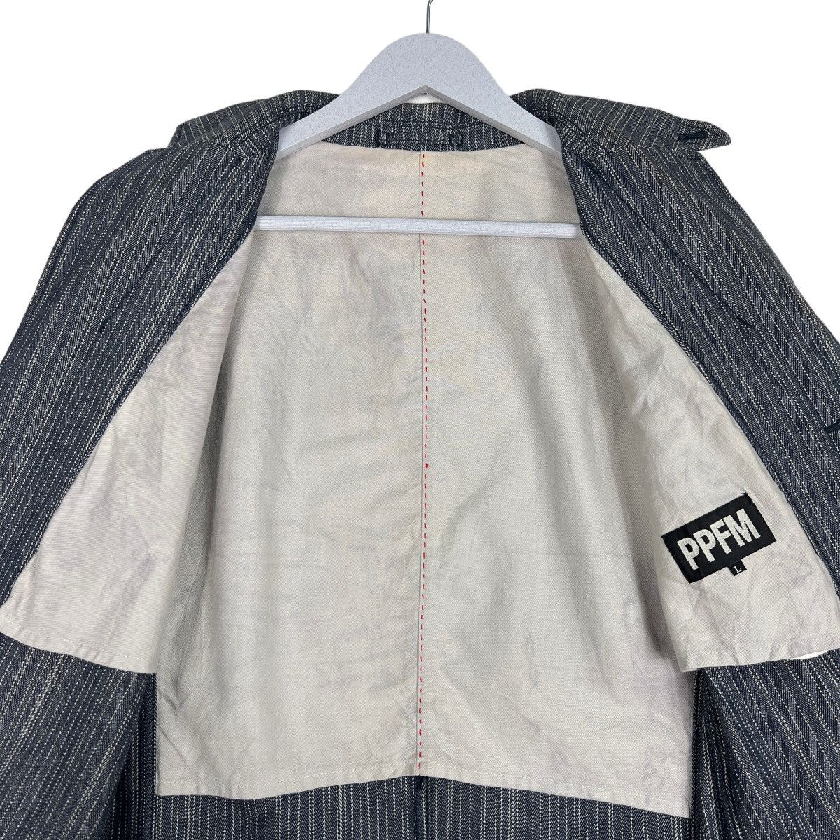 PPFM 🔥 PPFM STRIPE DENIM JACKET Size US L / EU 52-54 / 3 - 12 Thumbnail