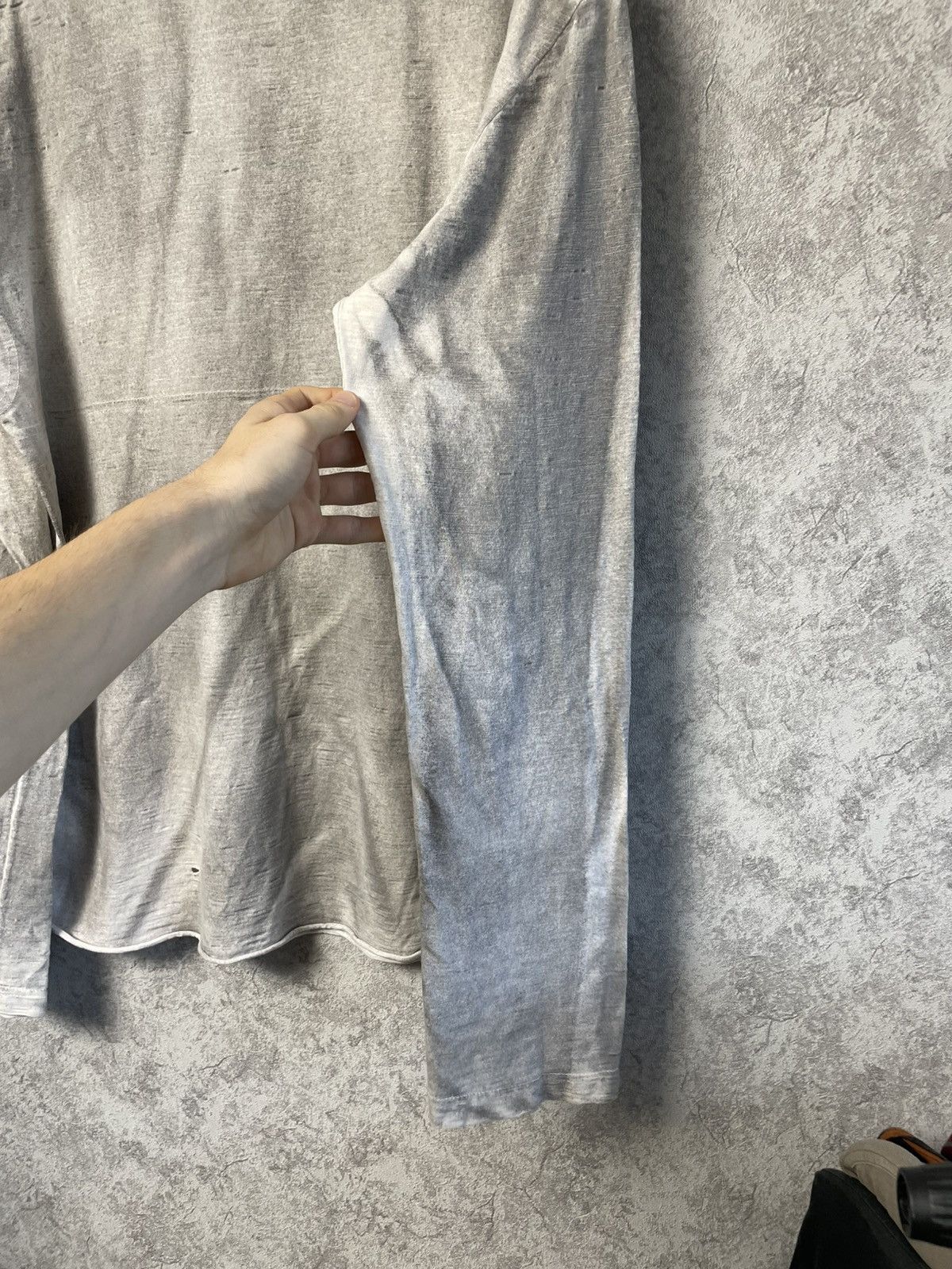 Diesel Vintage Diesel Distressed Long Sleeve Made In Italy Y2K 90s Size US XXL / EU 58 / 5 - 19 Thumbnail