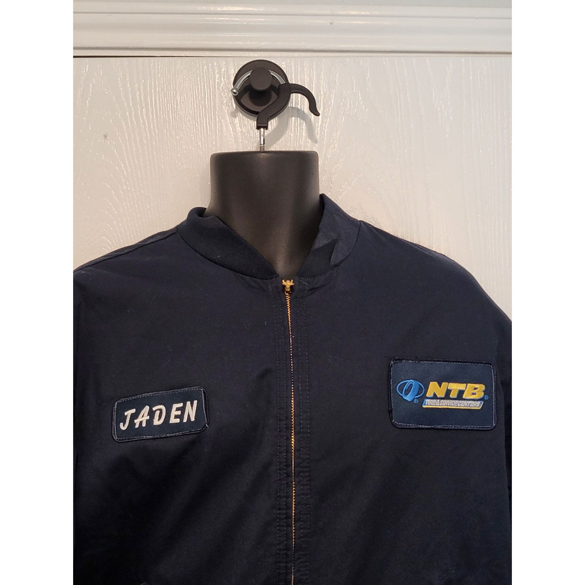 Cintas Cintas NTB Tire Full Zip Jacket Men Sz M Patched Blue Employ Size US M / EU 48-50 / 2 - 2 Thumbnail