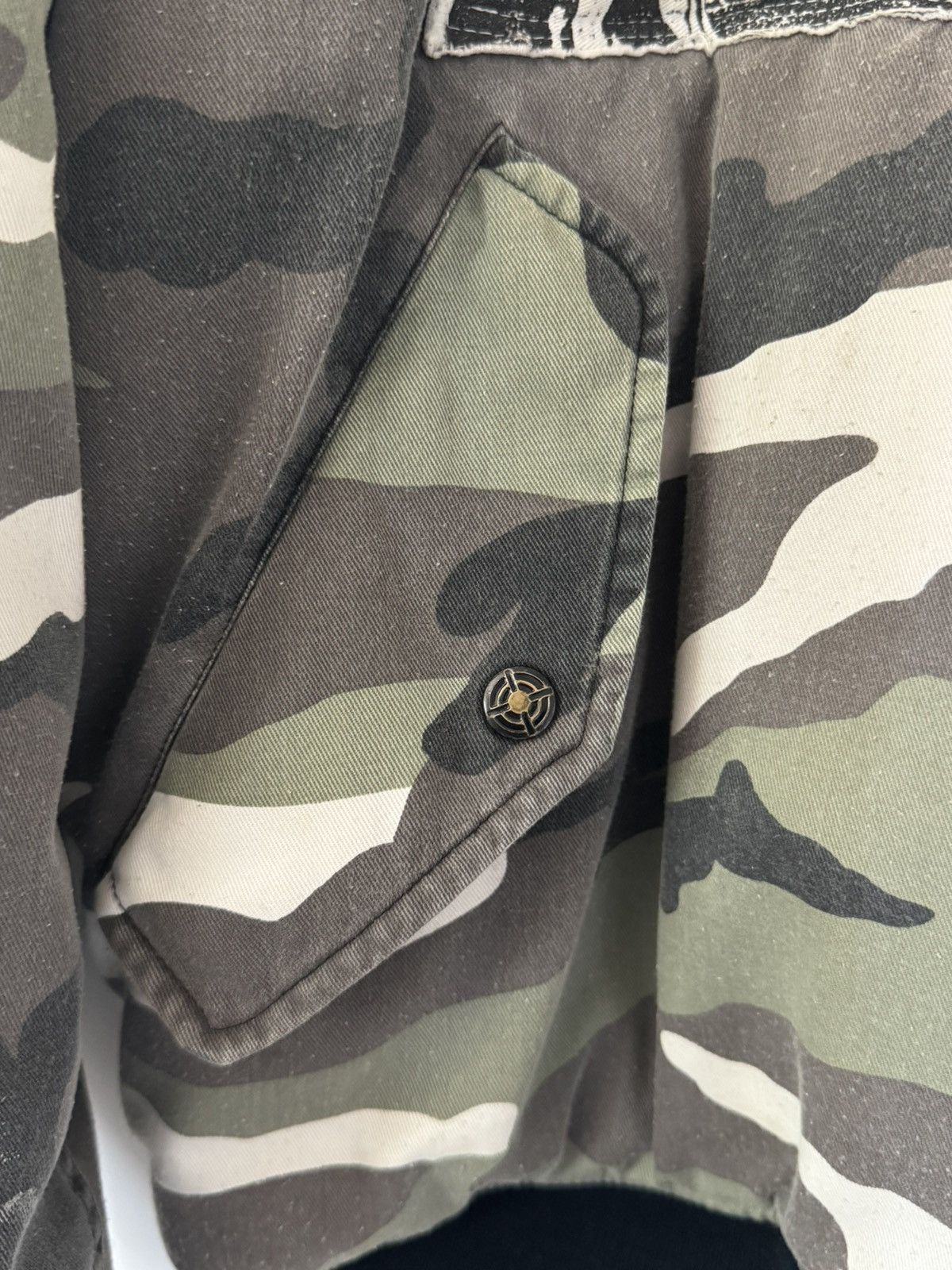 Raf Simons AW2001-2002 Raf Simons Riot Riot Riot Camo Patchwork Bomber Size US XXL / EU 58 / 5 - 13 Thumbnail