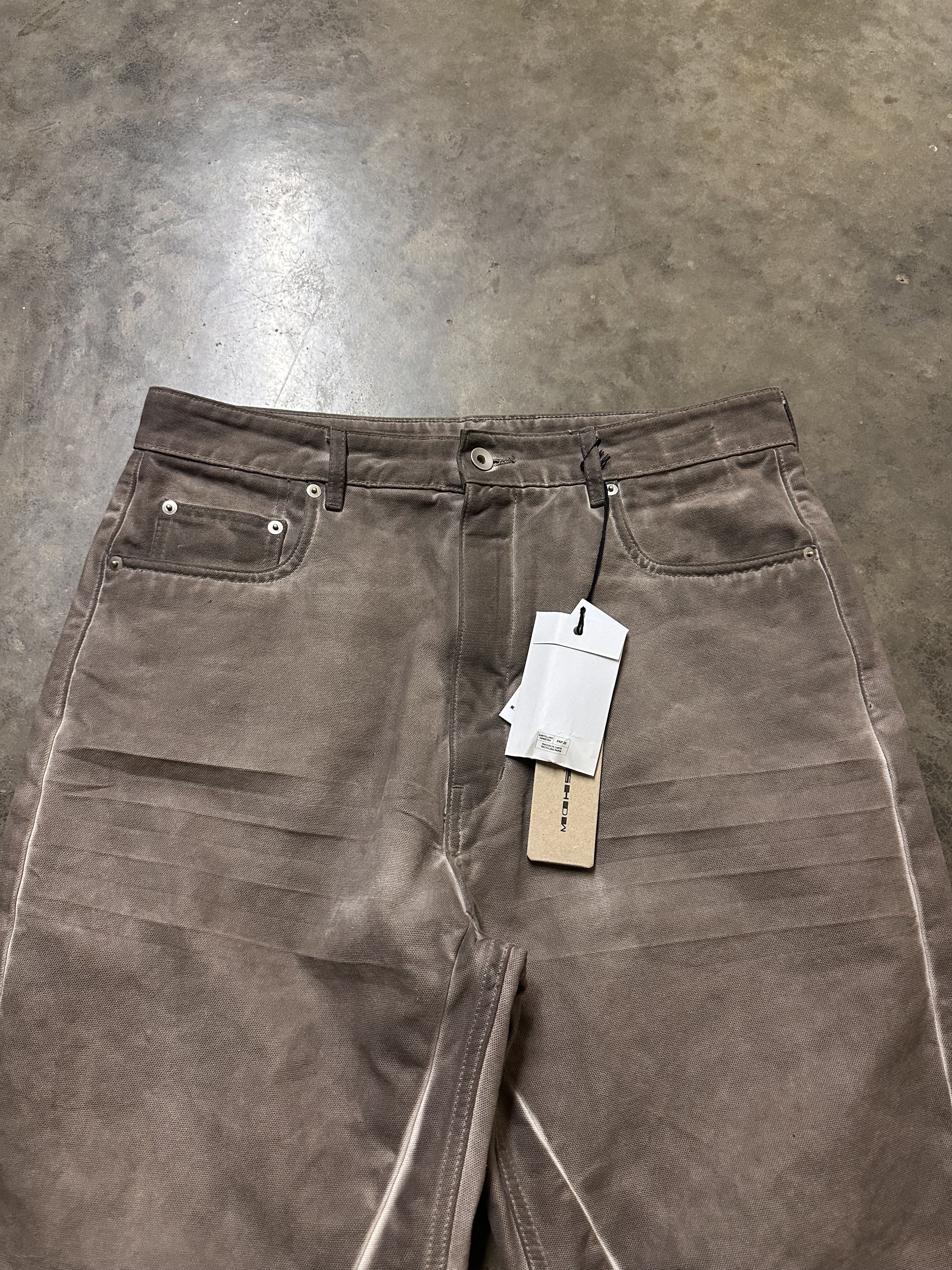 Rick Owens Rick Owens Dust Baggy Carpenter Jeans Size US 31 - 2 Thumbnail