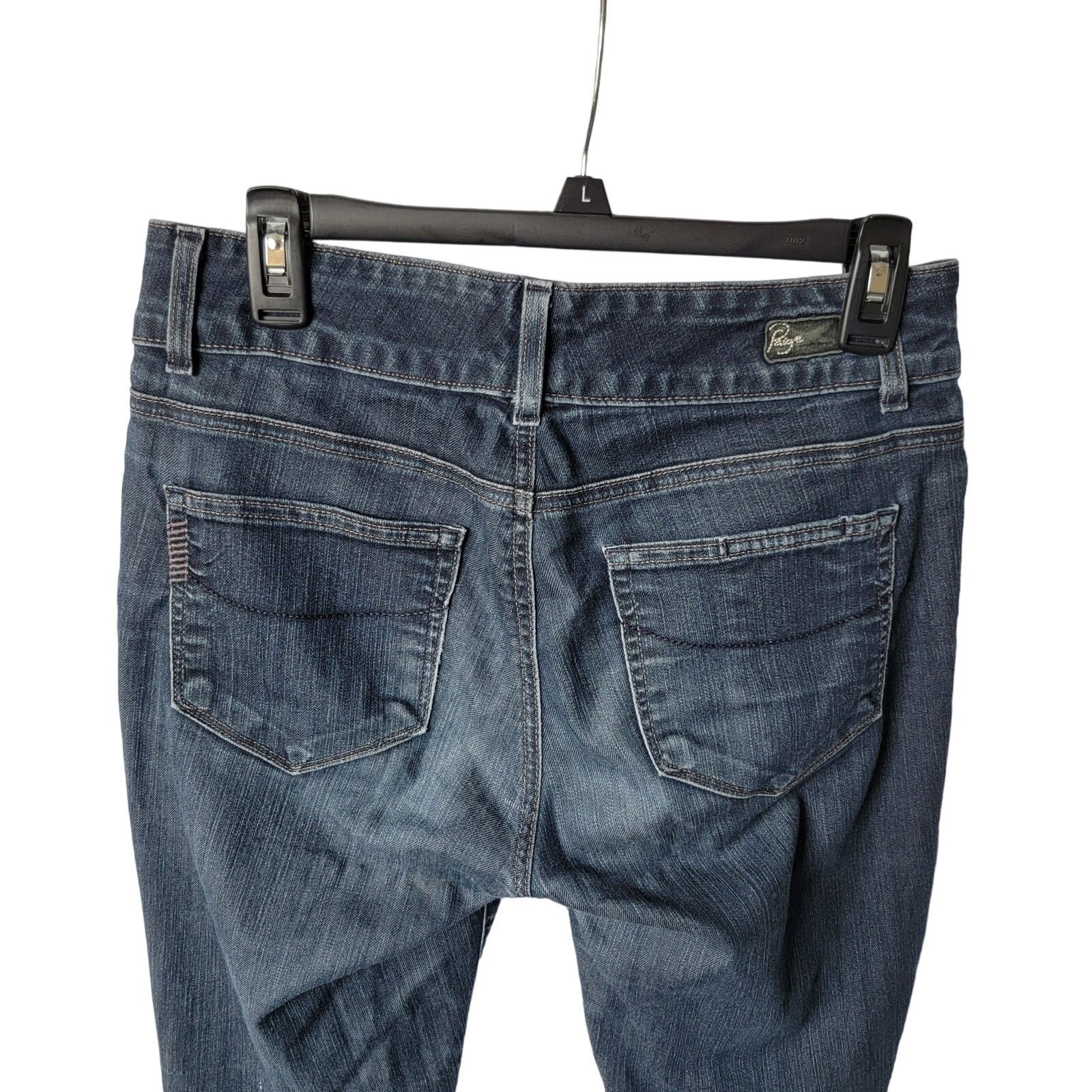 Paige Y2K PAIGE Dark Wash Mid Rise Womens Skinny Jeans Size 30 Size 30" / US 8 / IT 44 - 10 Thumbnail