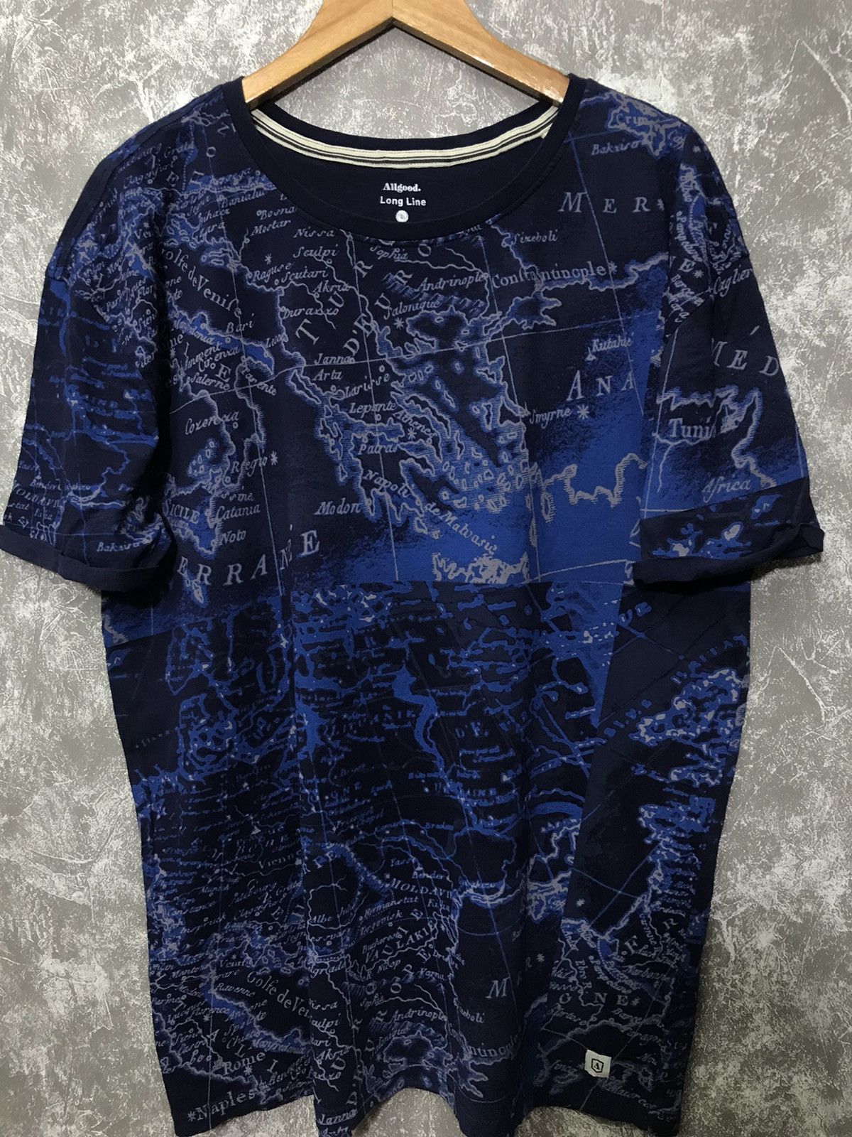 Affliction × Ed Hardy × Southpole Affliction Map Y2K Graphic Tee Size US XL / EU 56 / 4 - 1 Thumbnail