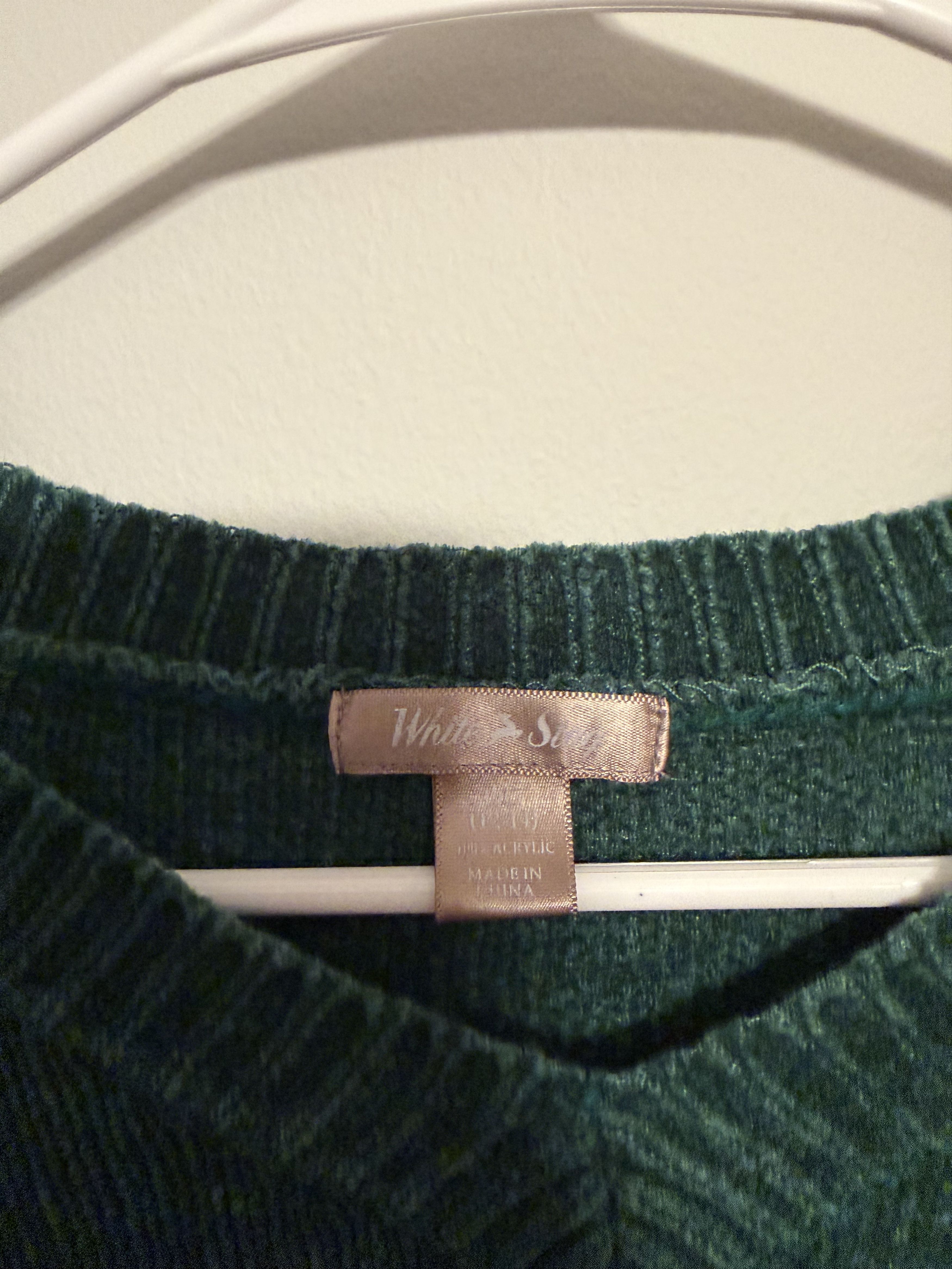 Other Cozy Forest Green Chenille Sweater – Women's Size L Size L / US 10 / IT 46 - 6 Thumbnail