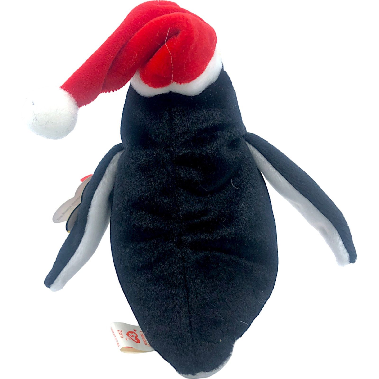 Vintage Ty Beanie Baby 1998 - Zero the Penguin Christmas Hat Size ONE SIZE - 2 Thumbnail