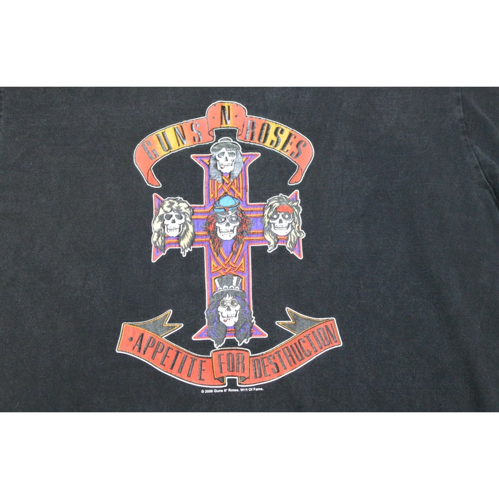 Walls VINTAGE Wall of Fame Guns n Roses Appetite for Destruction 2006 T-Shirt XL Men Black SZ XL Size US XL / EU 56 / 4 - 4 Thumbnail