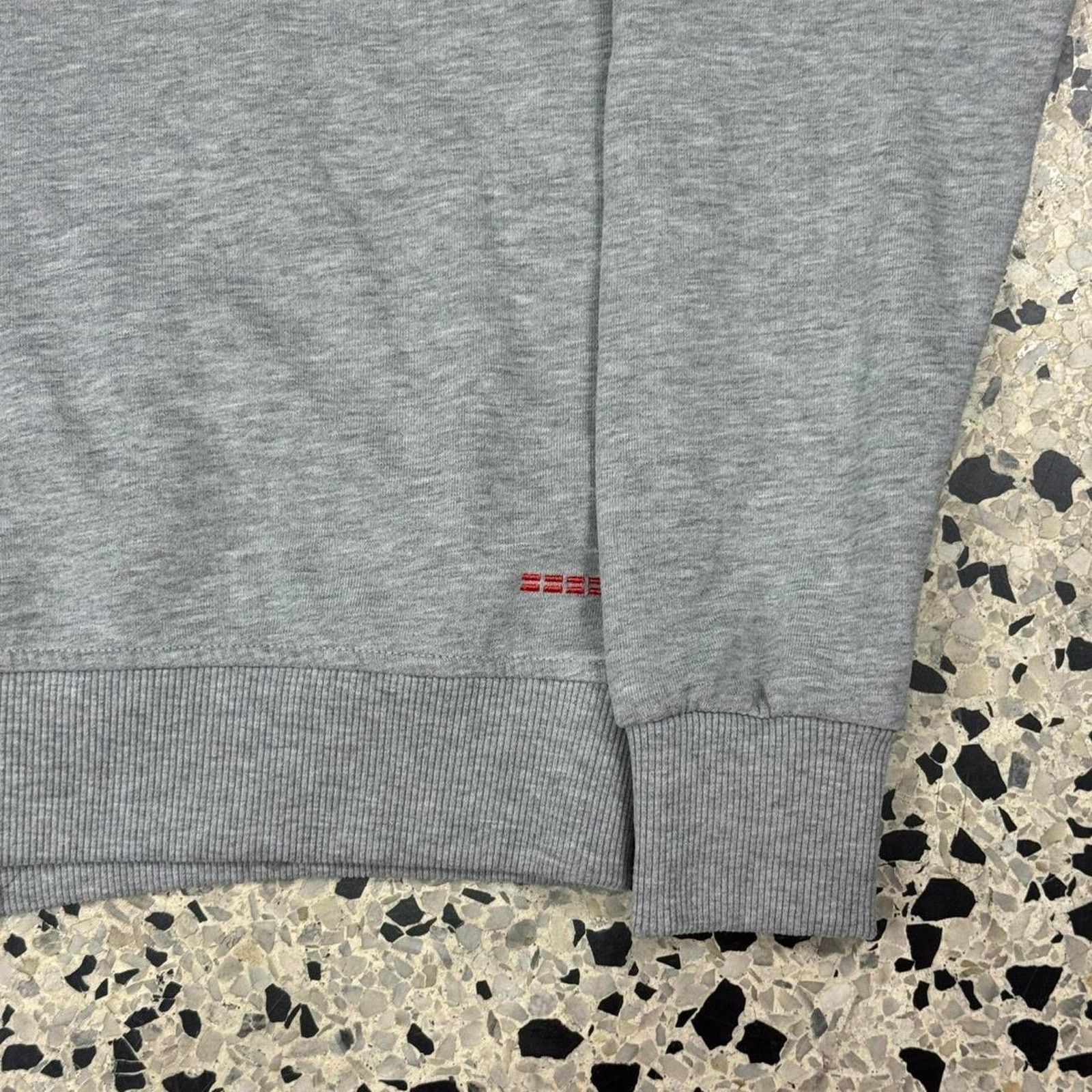 Mr. Gentleman VINTAGE Y2K ESSENTIAL I AM GENTLEMAN GRAY ZIP UP HOODIE: Size US S / EU 44-46 / 1 - 8 Thumbnail