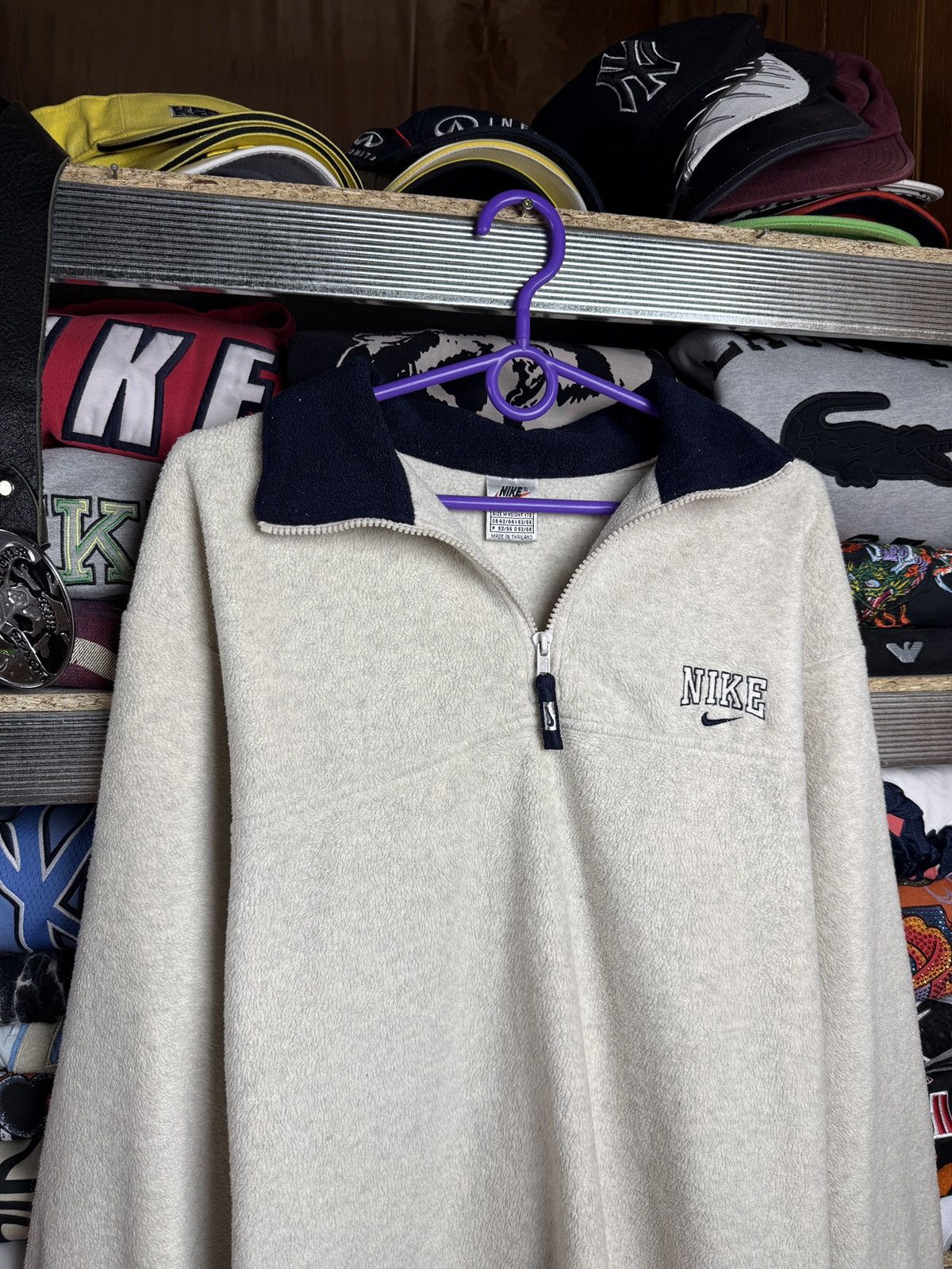 Nike NIKE VINTAGE FLEECE BIG LOGO Y2K SWOOSH 90s Size US M / EU 48-50 / 2 - 3 Thumbnail