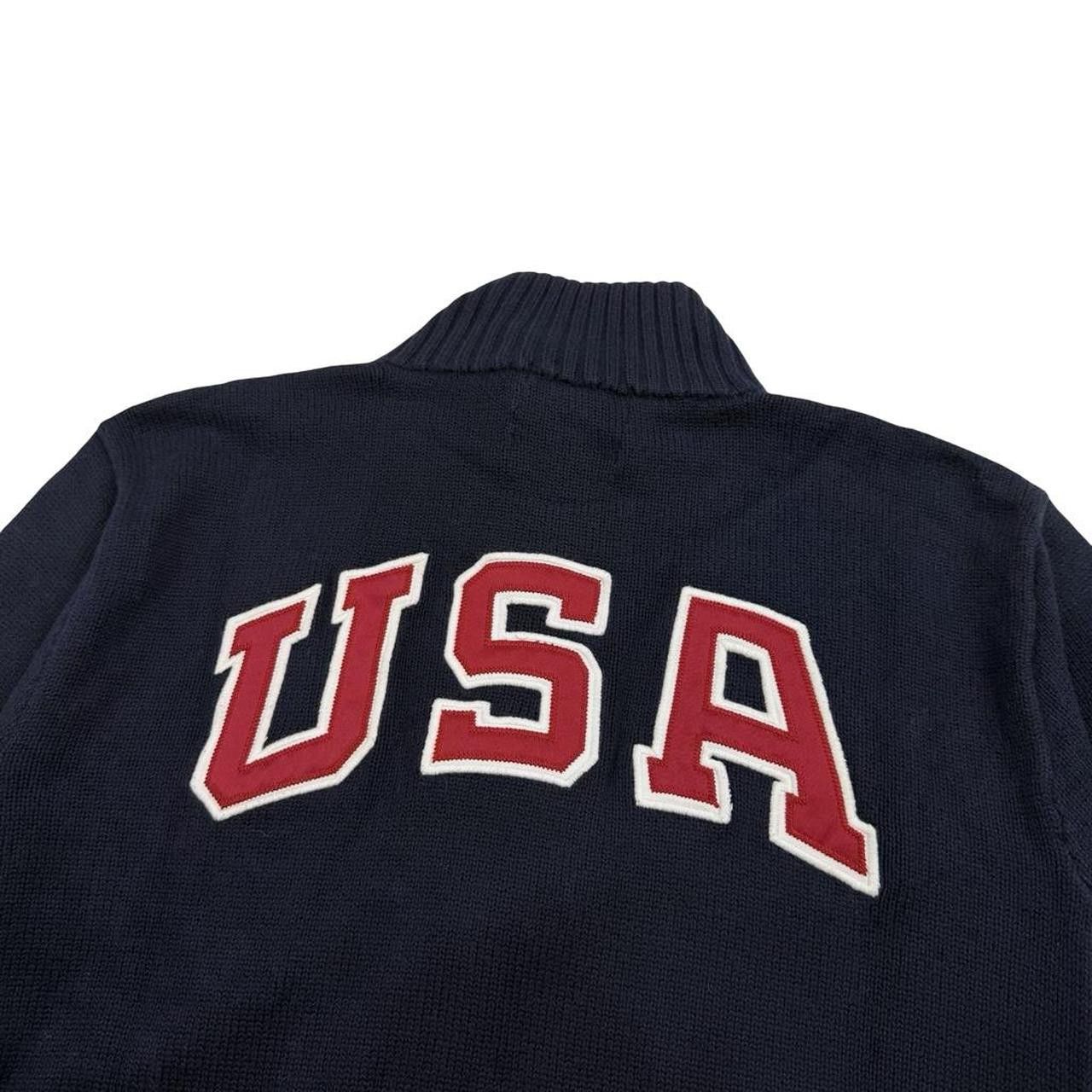 Polo Ralph Lauren Polo By Ralph Lauren USA Knit Zip Up Track Jacket - Large Size US L / EU 52-54 / 3 - 8 Thumbnail