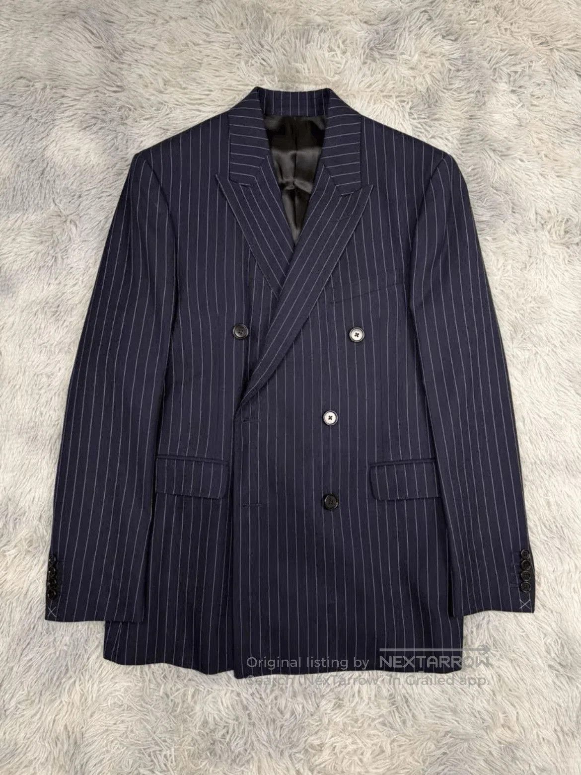 Celine Sz 48 Celine 23AW Wiltern Stripe Jacket. Size US M / EU 48-50 / 2 - 1 Thumbnail