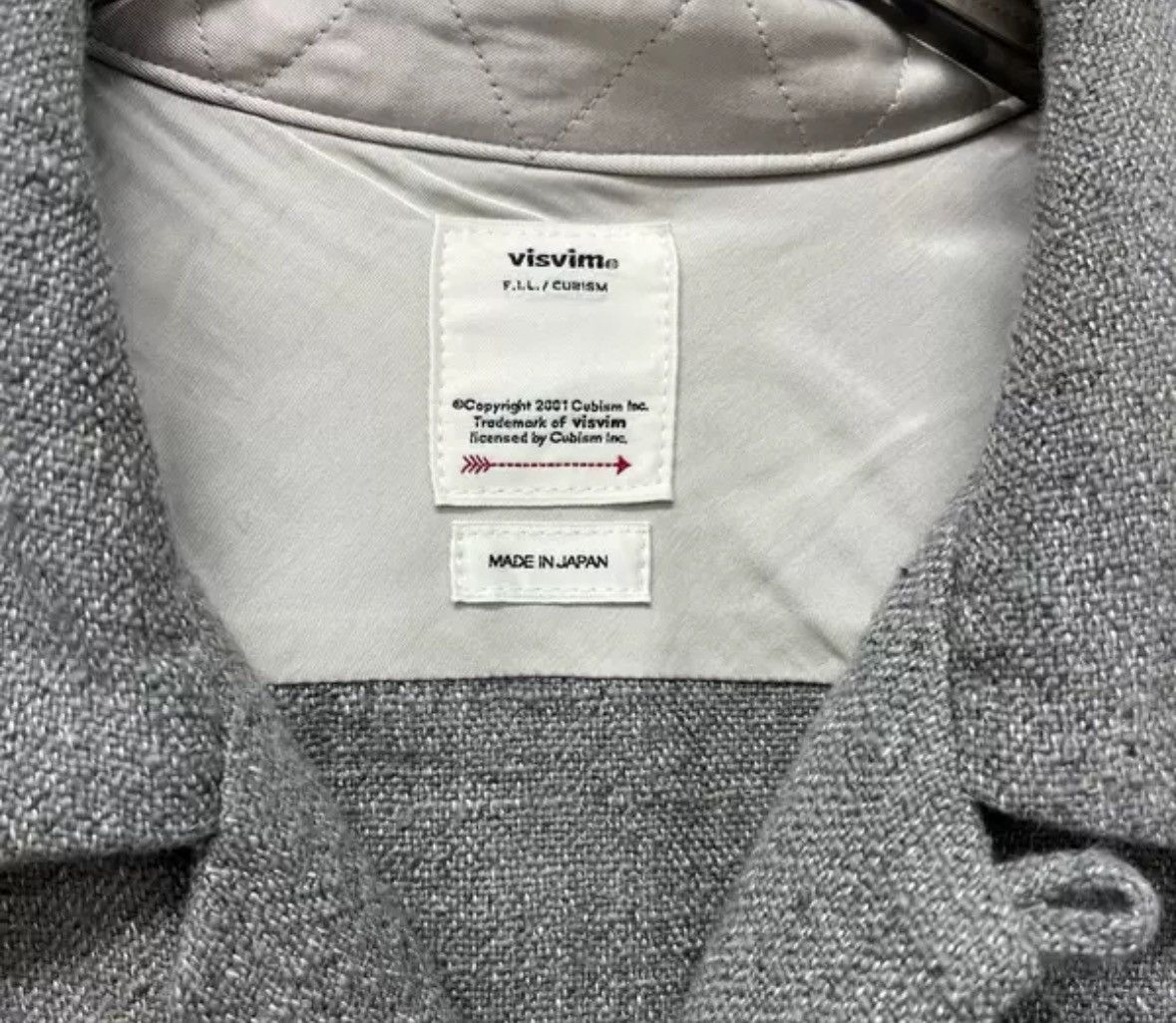 Visvim Visvim's new gray Cuban collar button up long sleeved shirt Size US M / EU 48-50 / 2 - 3 Thumbnail