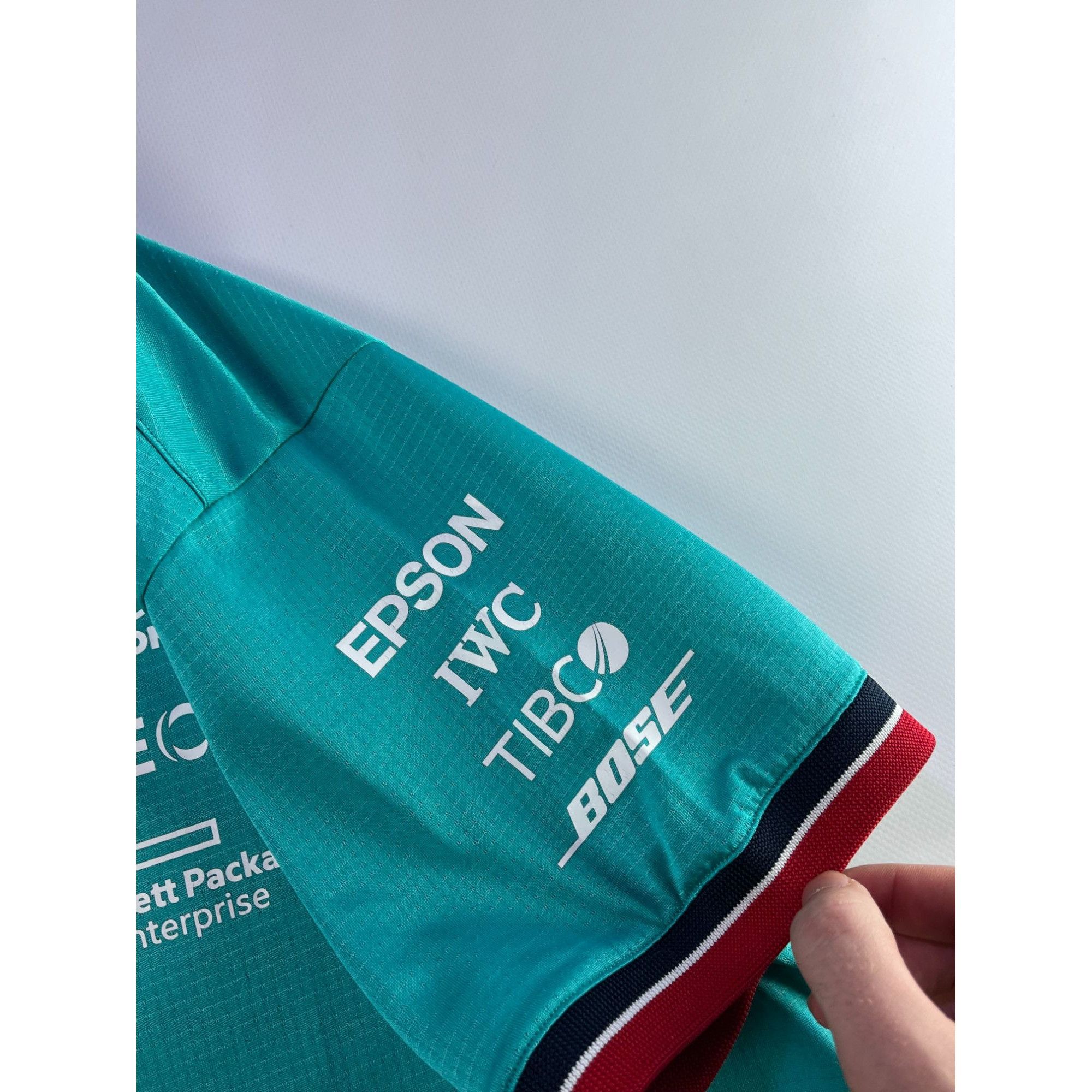 Vintage Tommy Hilfiger X Mercedes AMG Petronas Racing Jersey Size US L / EU 52-54 / 3 - 3 Thumbnail