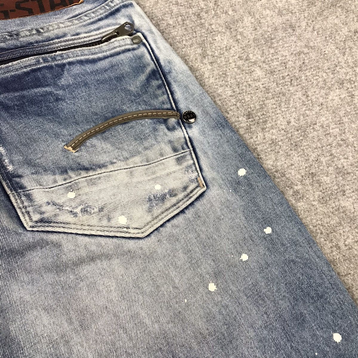 G-Star × Japanese Brand G STAR RAW DENIM BLUE FADED DENIM PANTS 144 Size US 30 / EU 46 - 14 Thumbnail