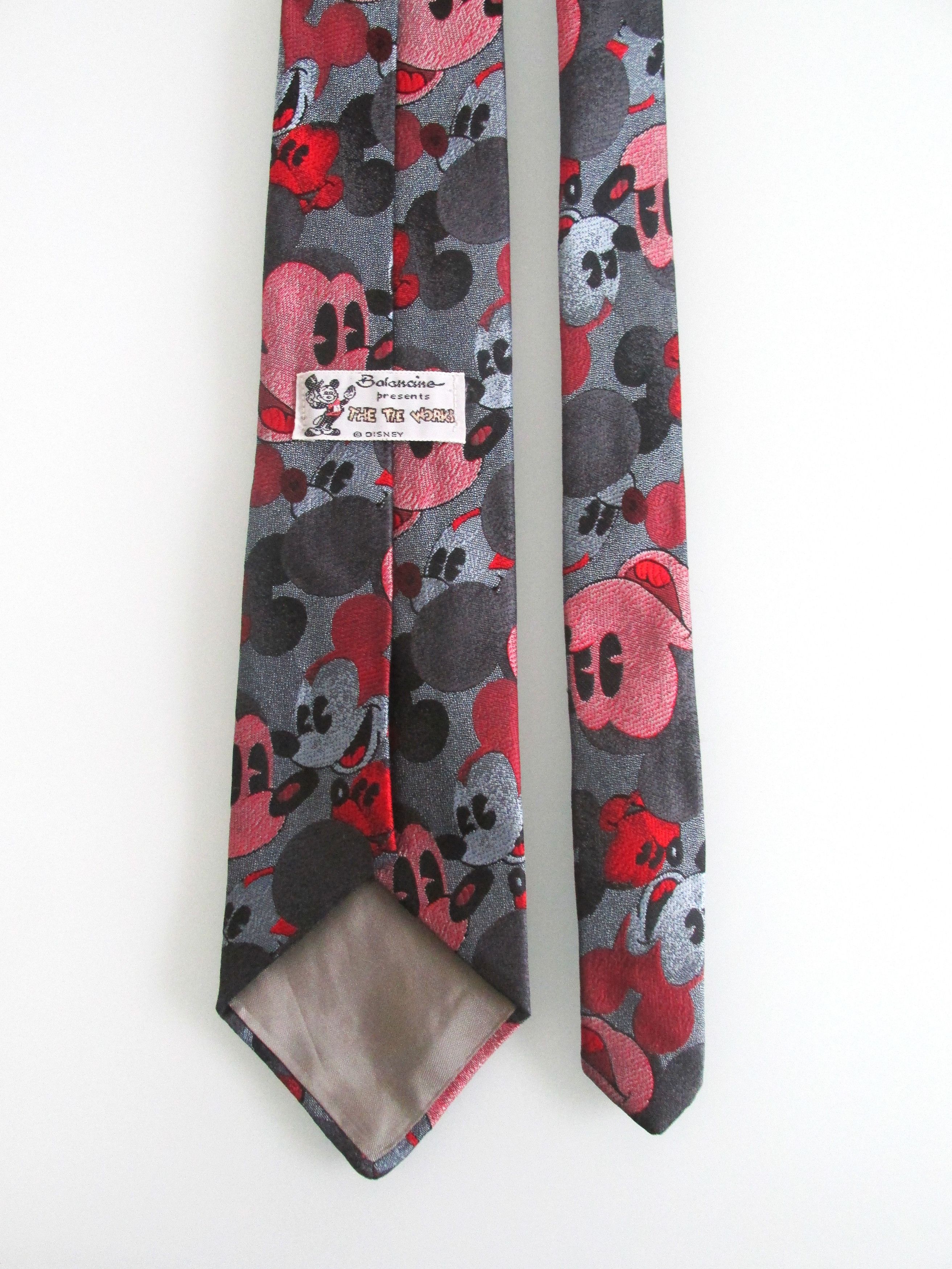 Disney Vintage Mickey Mouse/Disney Men's Tie Size ONE SIZE - 4 Thumbnail