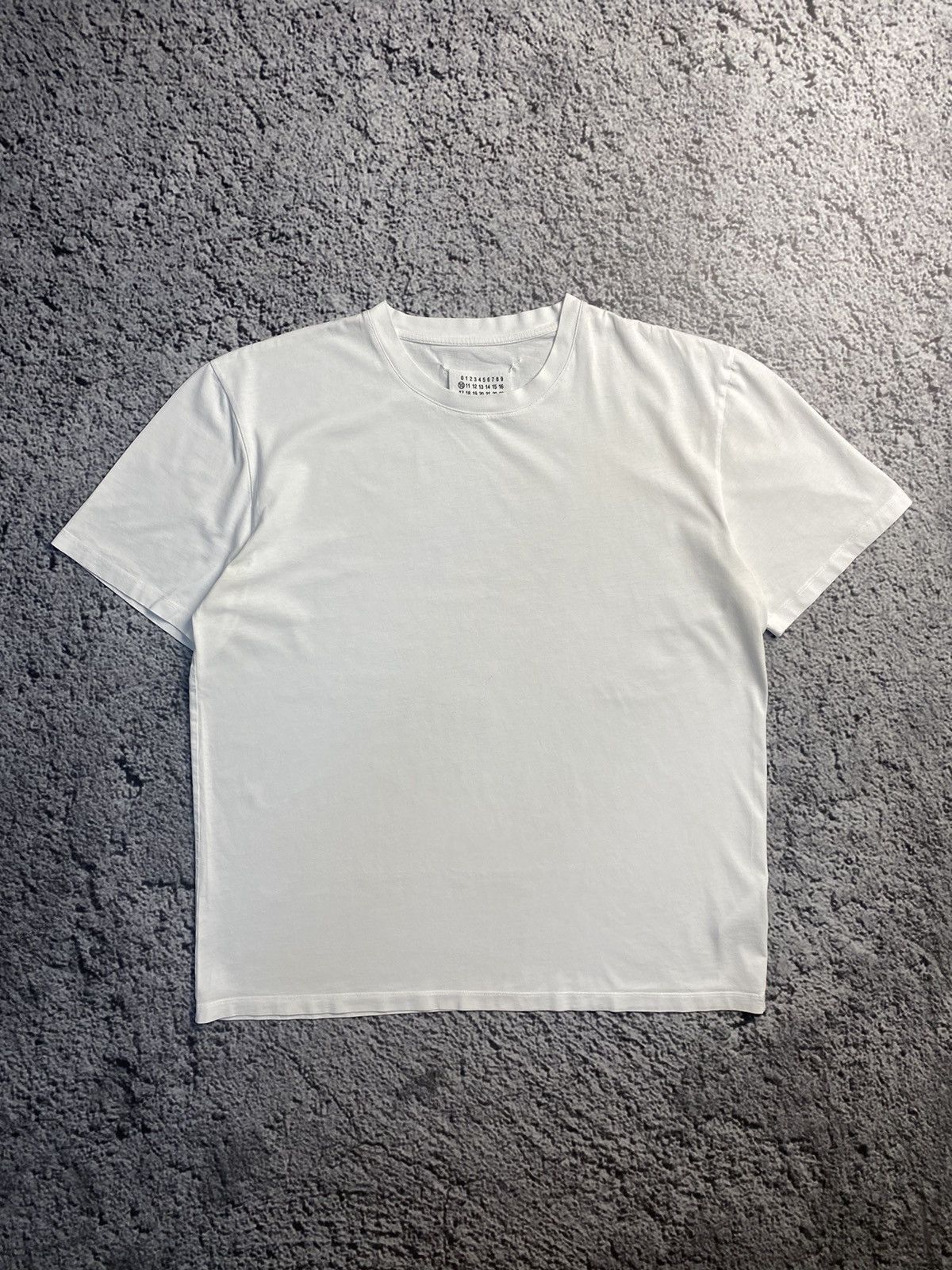 Pre-owned Maison Margiela White Basic Tee